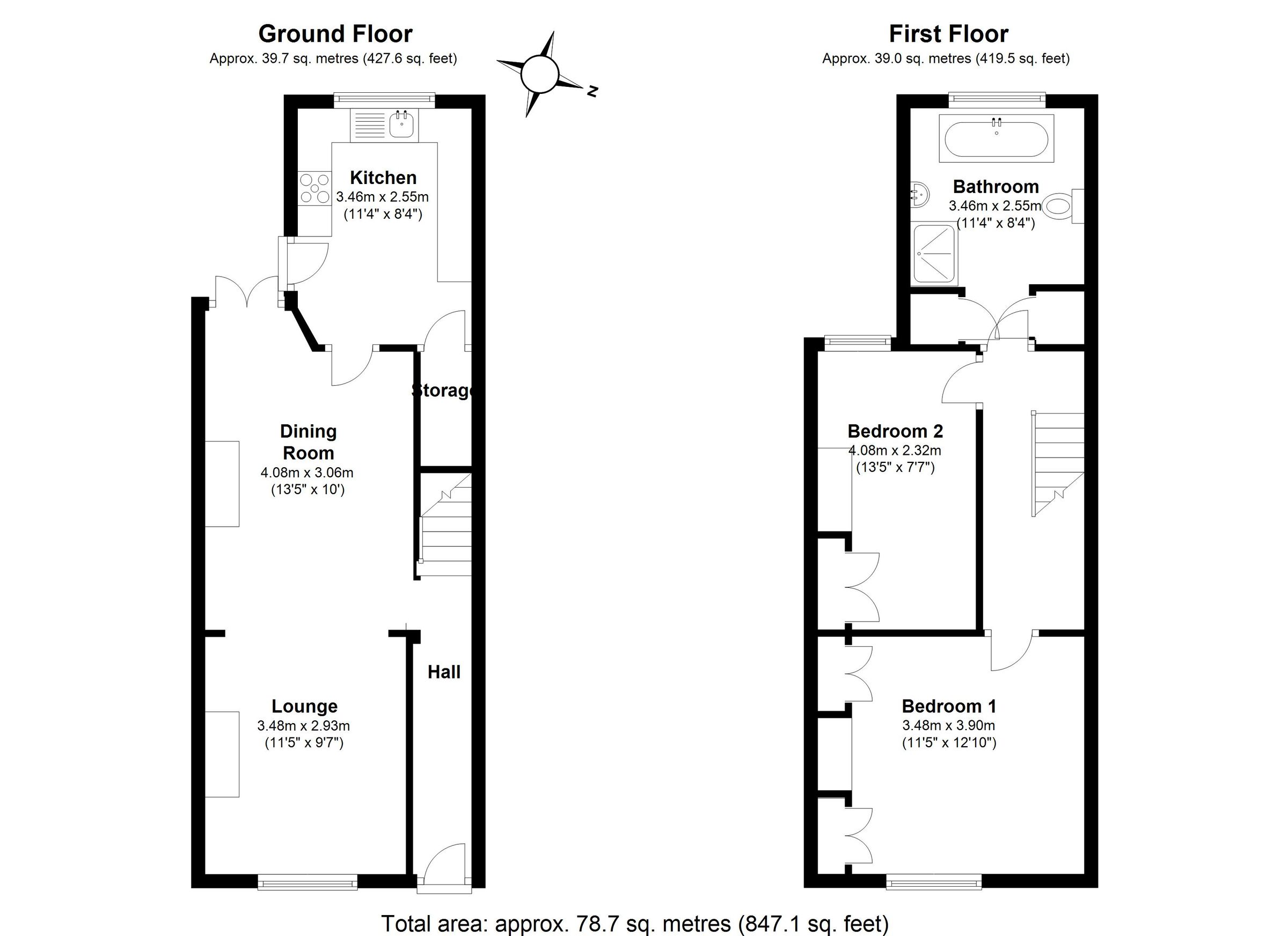 2 bed terraced house for sale in Egerton Street, Stockton Heath