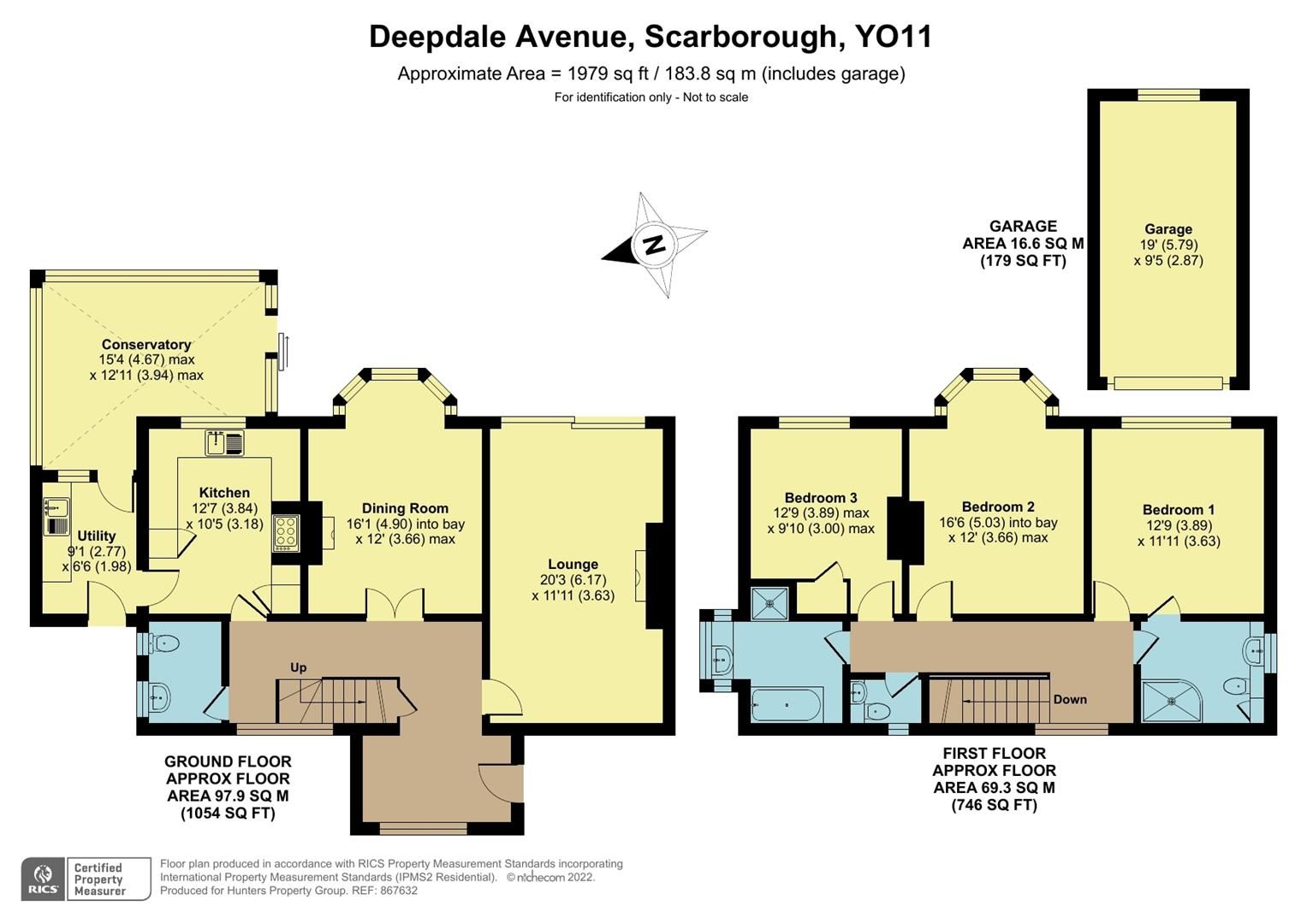 3 bed detached house for sale in Deepdale Avenue, Scarborough, North