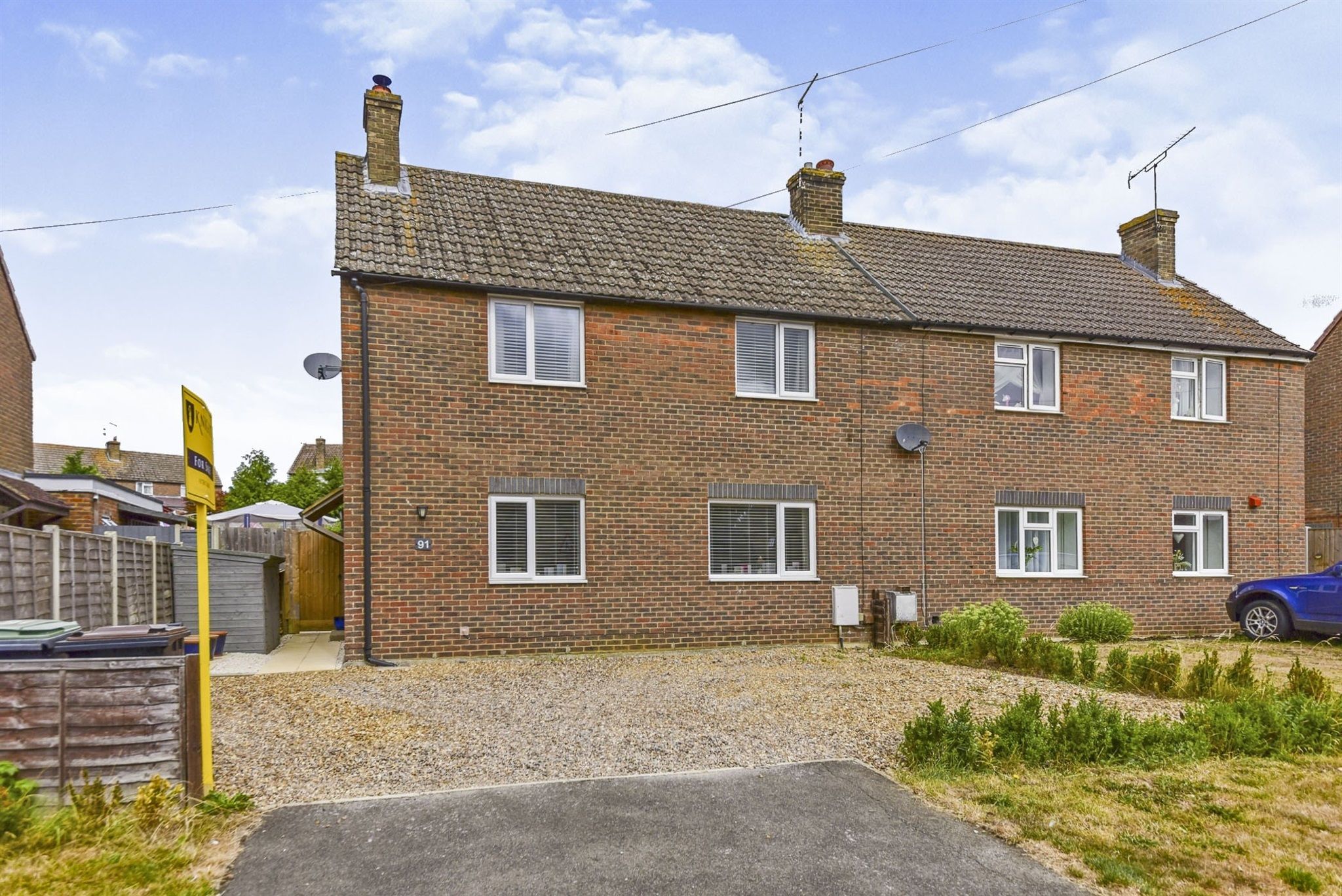 3 bed semidetached house for sale in Wood Road, Kings Cliffe