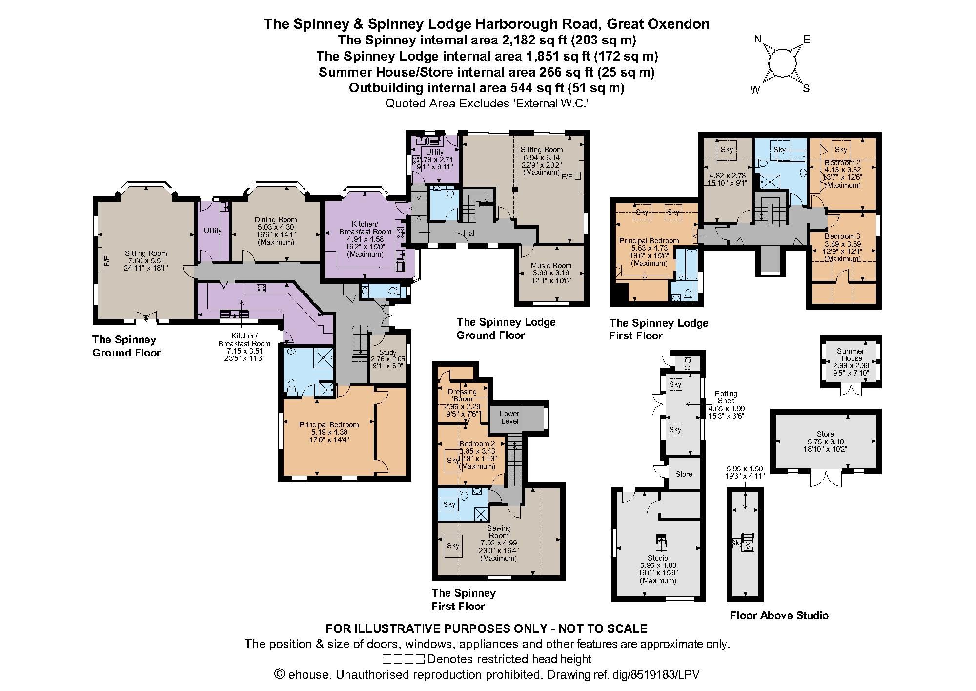 7 bed detached house for sale in Harborough Road, Great Oxendon, Market