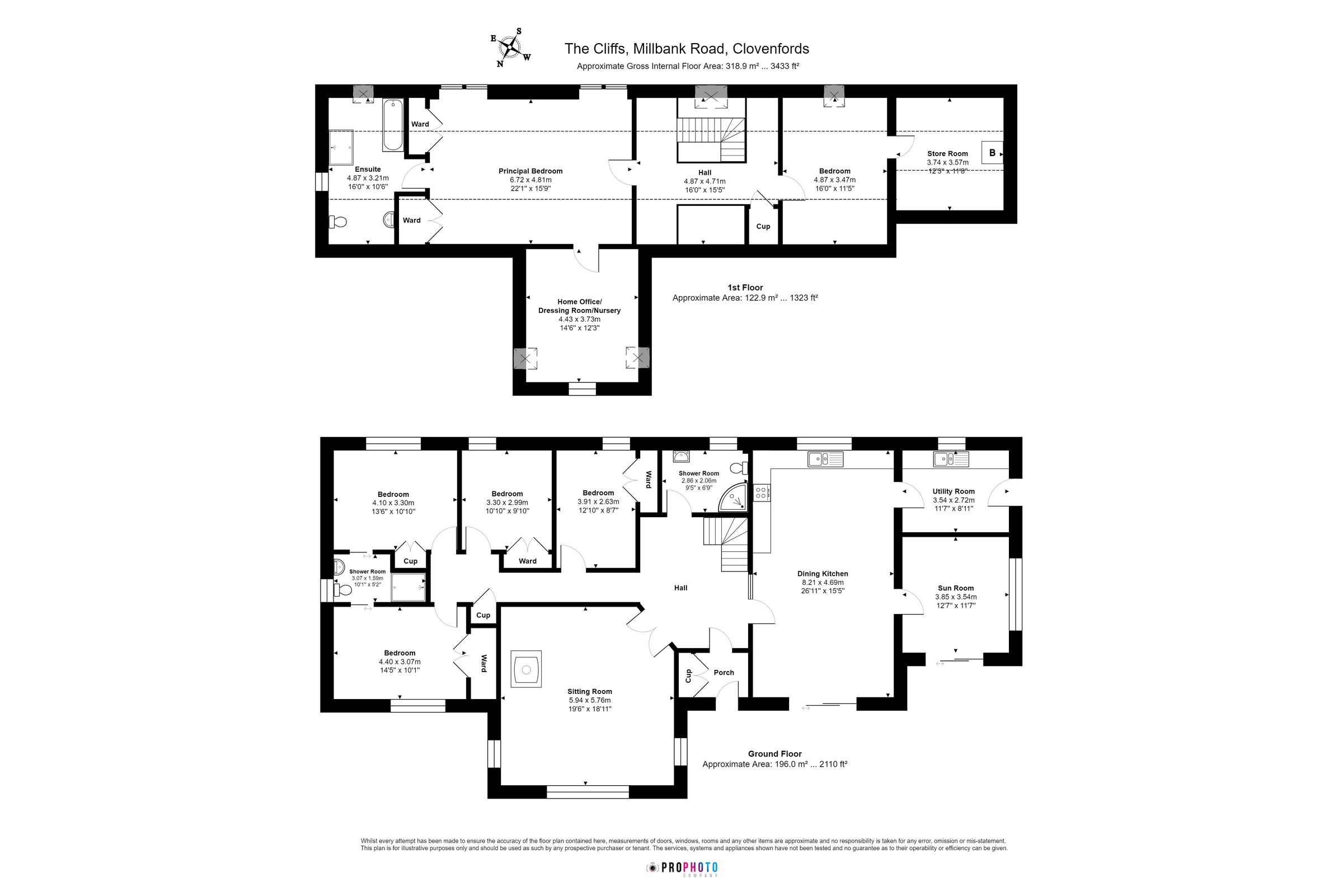 New home, 6 bed detached house for sale in Millbank Road, Clovenfords