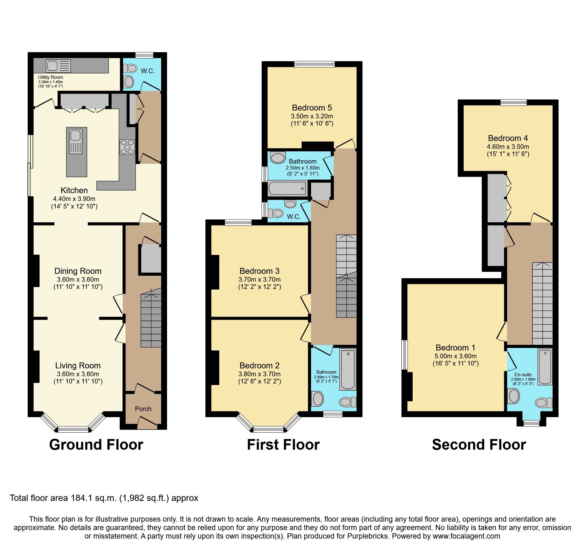 5 bed semidetached house for sale in West Malvern Road, Malvern WR14