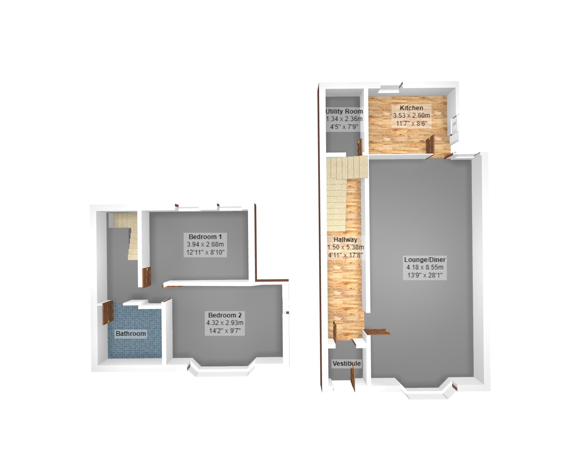 2 bed semidetached house for sale in Machan Road, Larkhall ML9 Zoopla