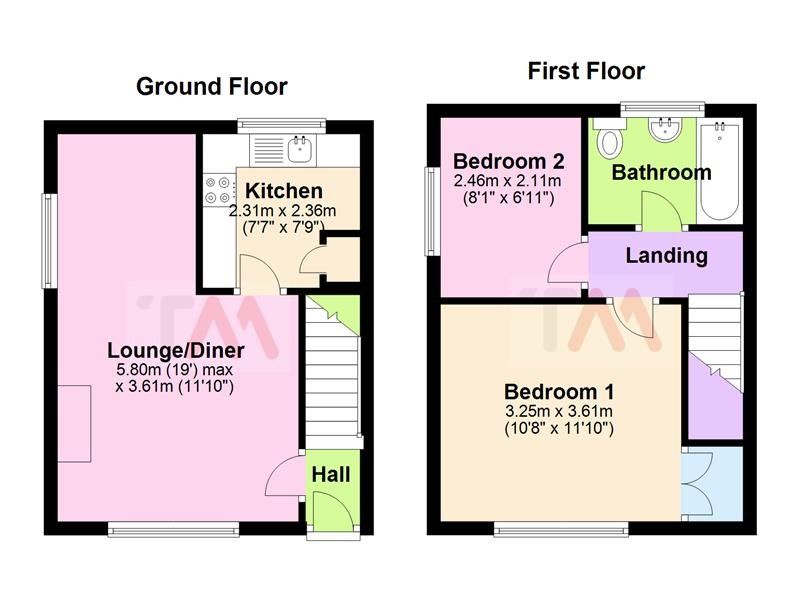 2 bed end terrace house for sale in Mortimer Row, Somersham, Huntingdon