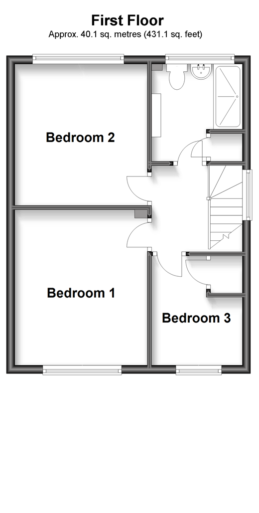 3 bed semidetached house for sale in Ragstone Road, Bearsted