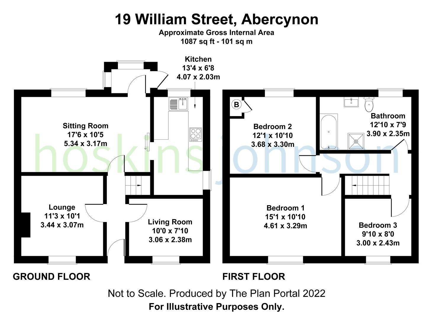 3 bed end terrace house for sale in William Street, Abercynon, Mountain