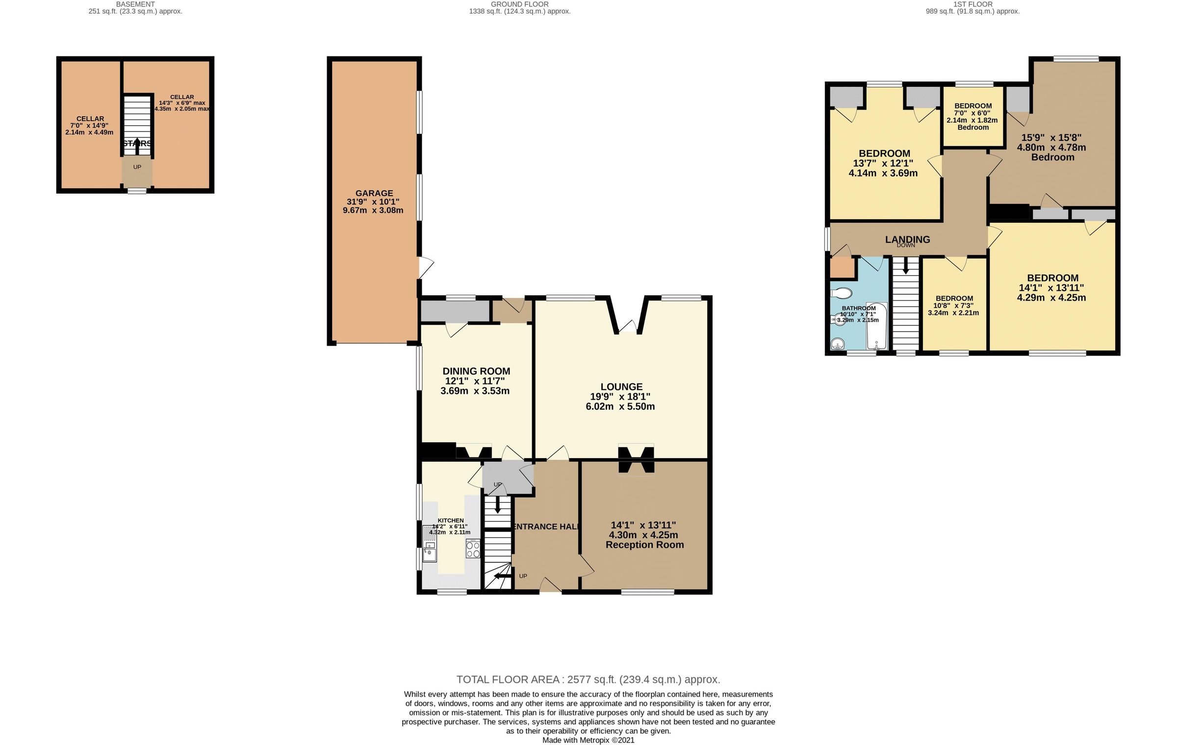 5 bed semidetached house for sale in Manor Road, Crayford, Dartford