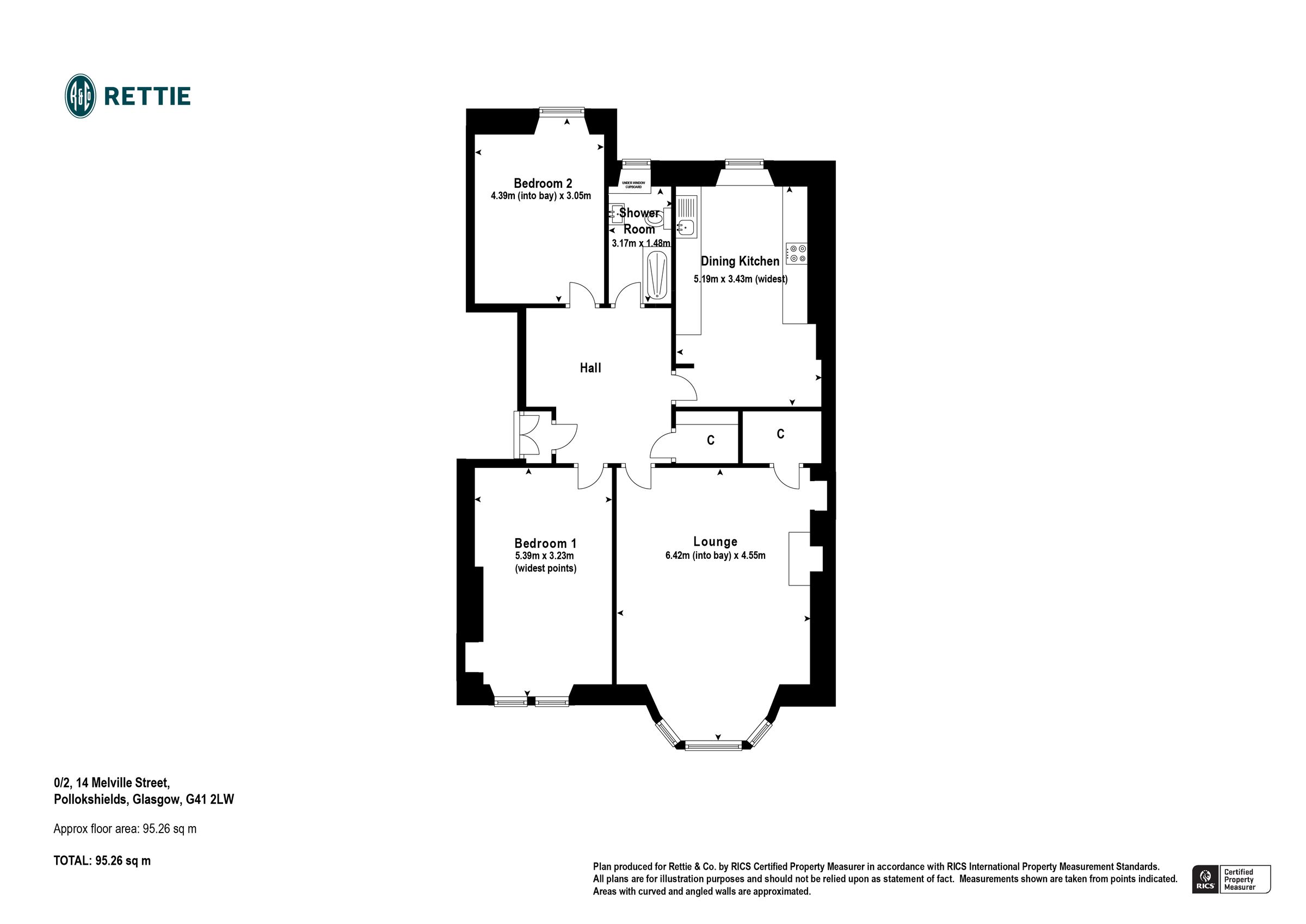 2 bed flat for sale in Melville Street, Glasgow G41 Zoopla