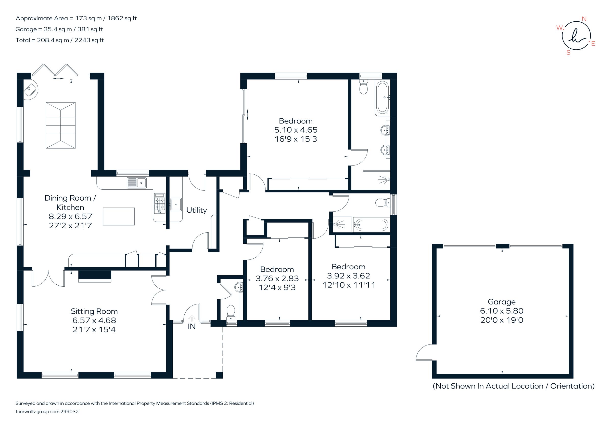 3 bed bungalow for sale in Robert Franklin Way, South Cerney