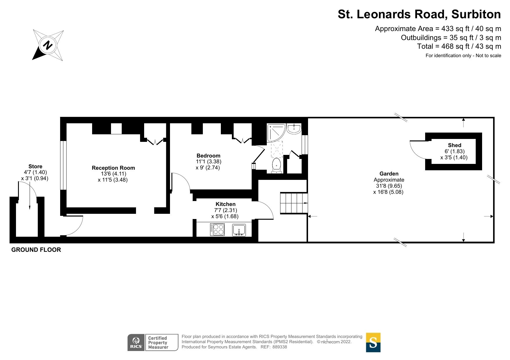 1 bed flat for sale in St. Leonards Road, Surbiton KT6 Zoopla