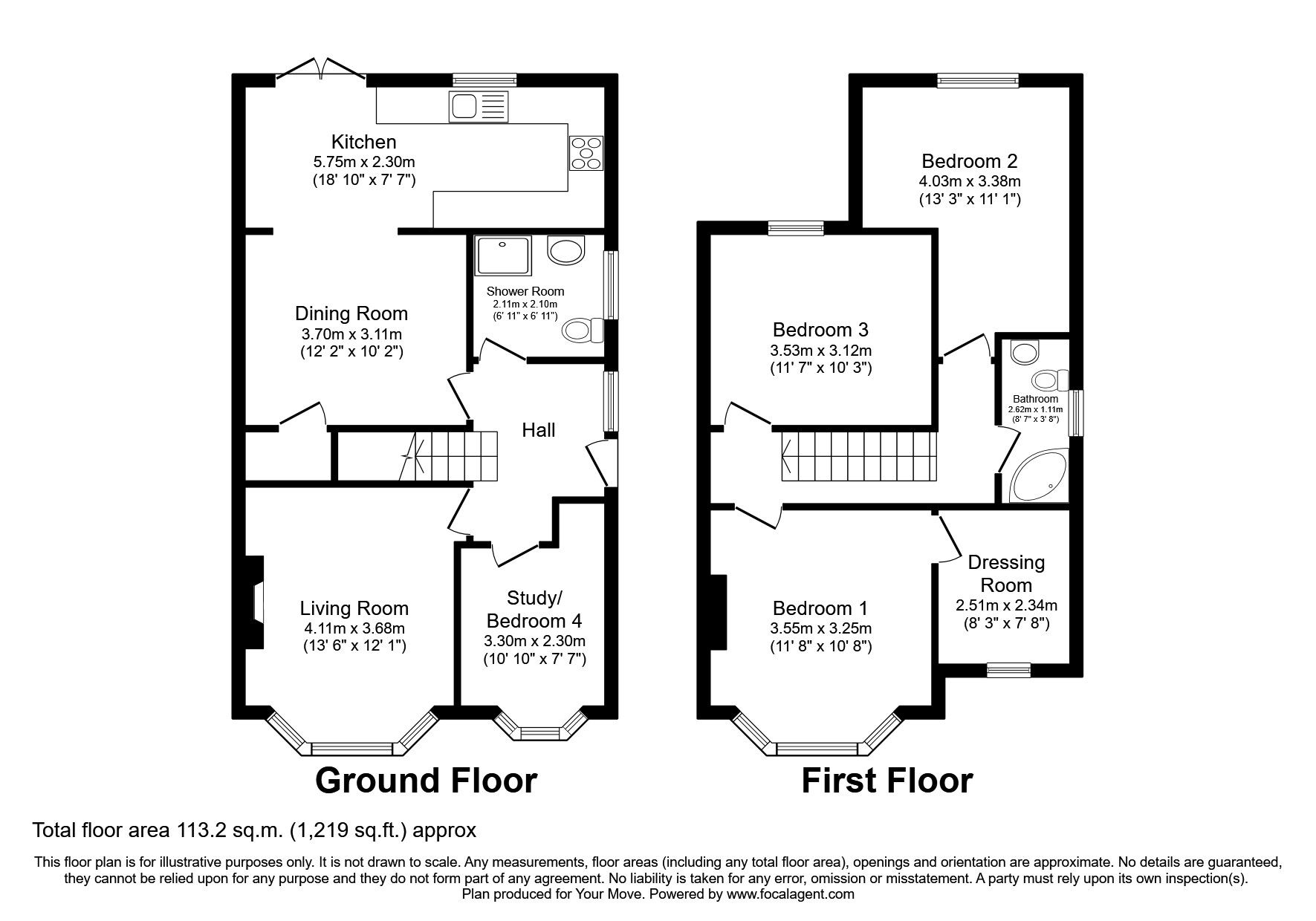 4 bed semidetached house for sale in Brent Lane, Dartford, Kent DA1