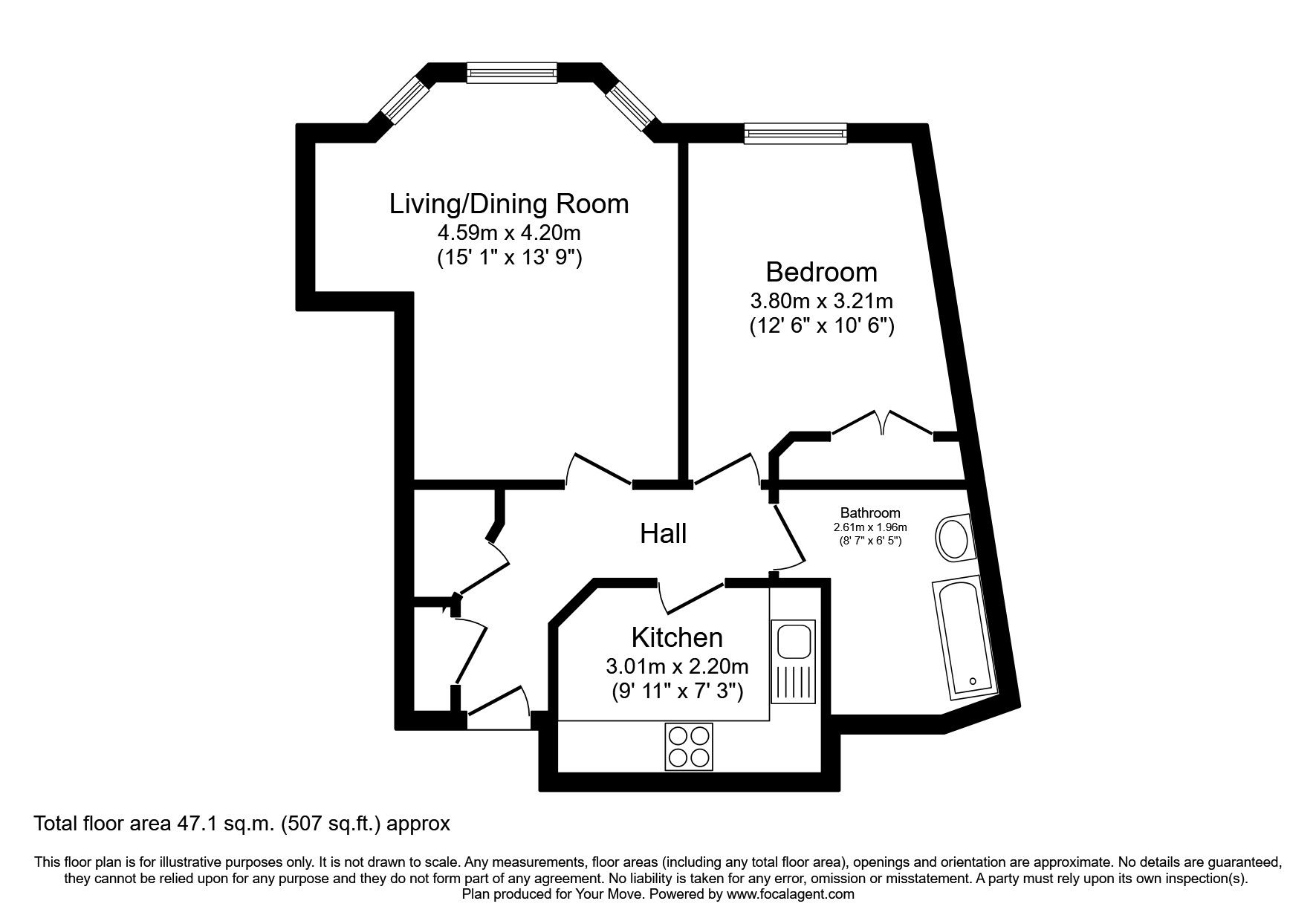 1 bed flat to rent in Juniper Court, Grove Road, Hounslow TW3 Zoopla