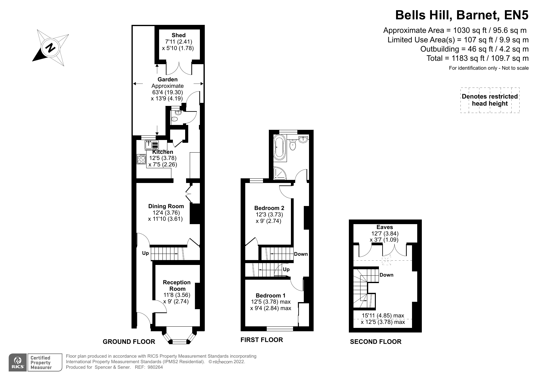 3 bed terraced house for sale in Bells Hill, EN5 Zoopla
