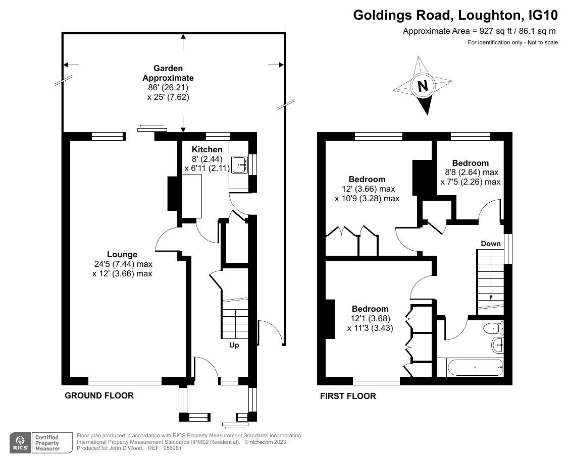 3 bed detached house for sale in Goldings Road, Loughton, Essex IG10