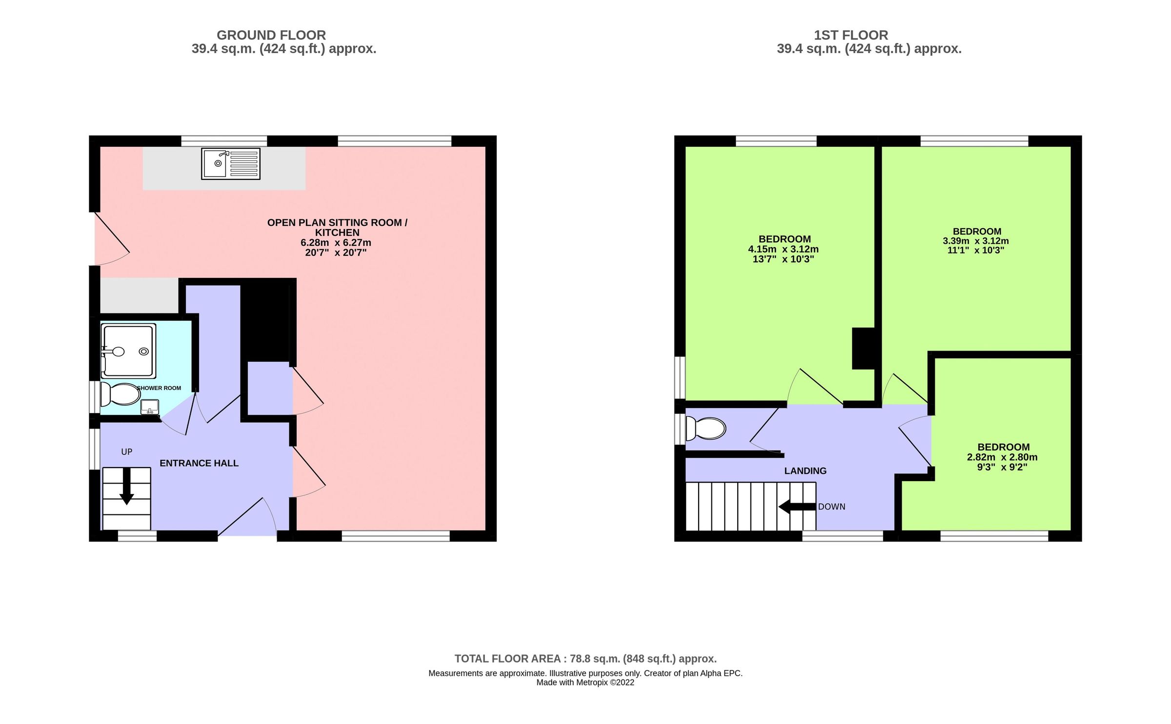 3 bed semidetached house for sale in Denchworth Road, Wantage OX12