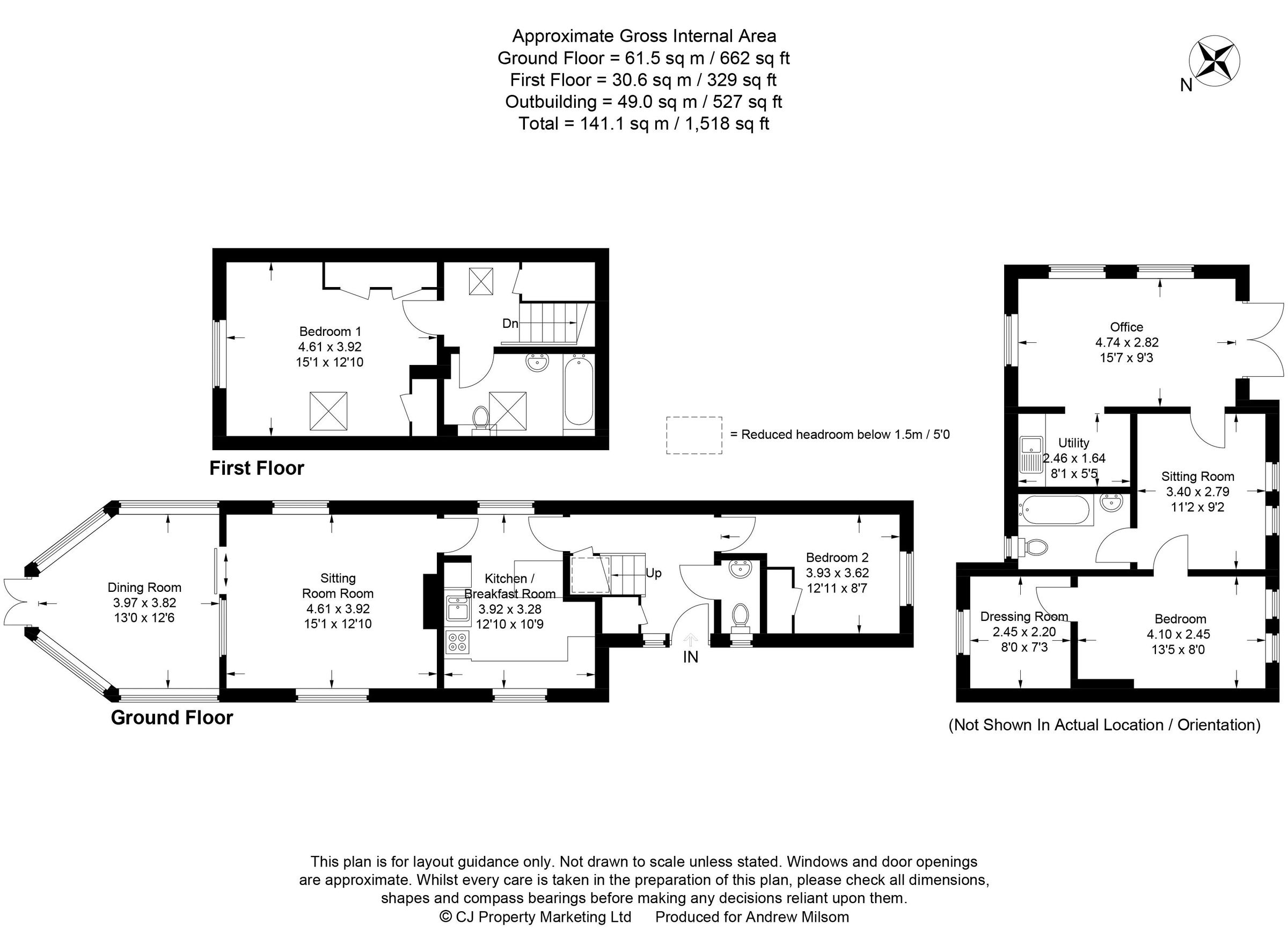3 bed detached house for sale in Marlow Road, Lane End, High