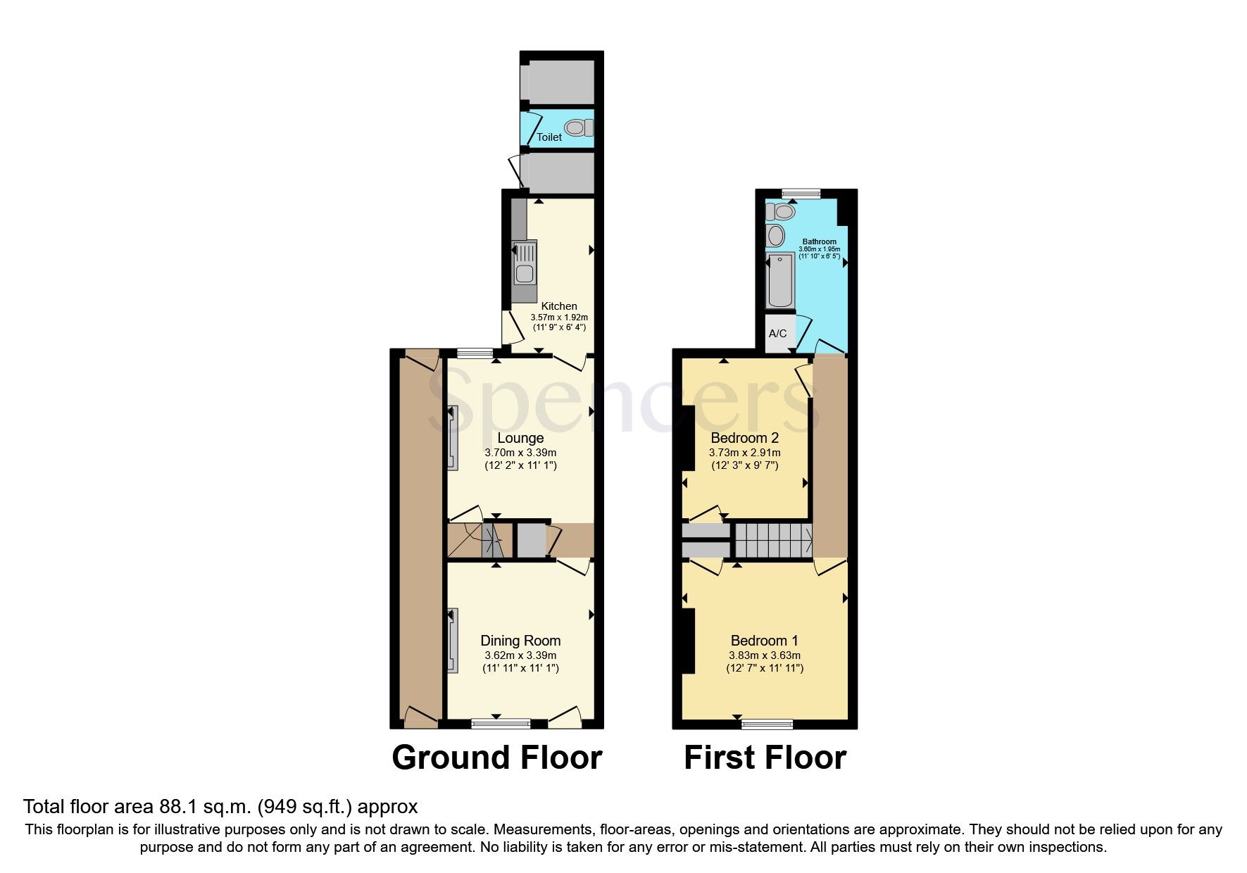 2 bed end terrace house for sale in Rosebery Street, Leicester