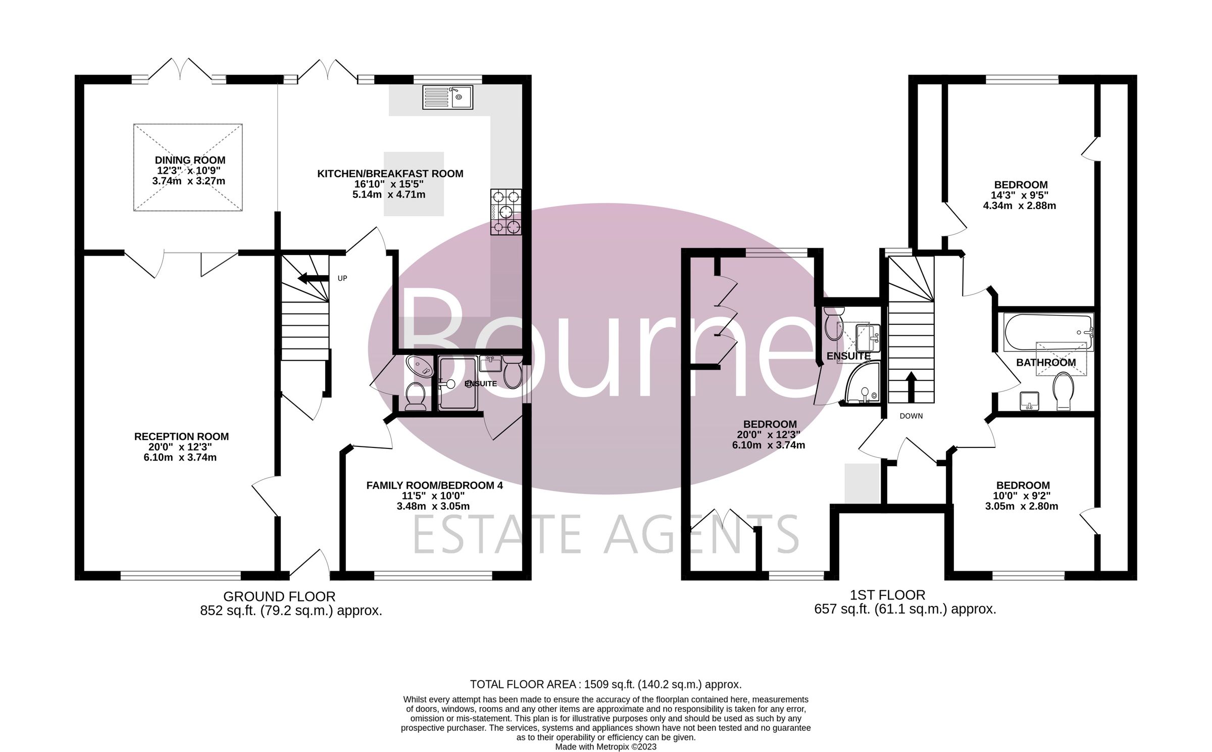 4 bed semidetached house for sale in Delta Road, Chobham, Woking