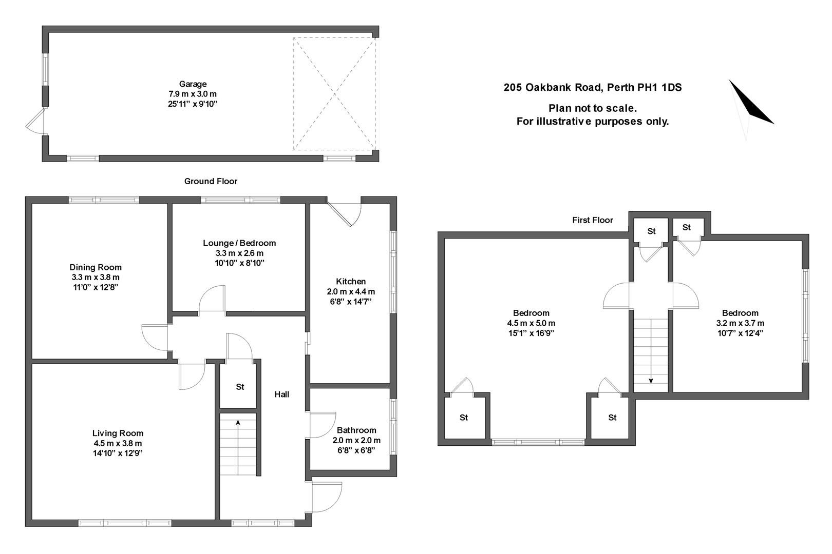 3 bed semidetached house for sale in Oakbank Road, Perth PH1 Zoopla