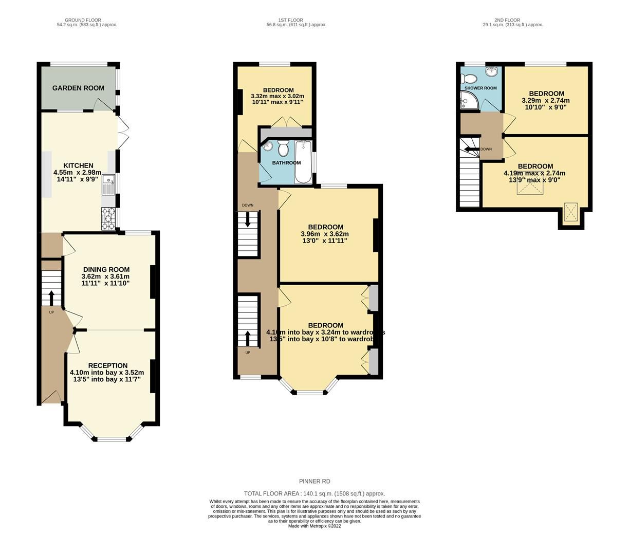 5 bed terraced house for sale in Pinner Road, Oxhey Village, Watford