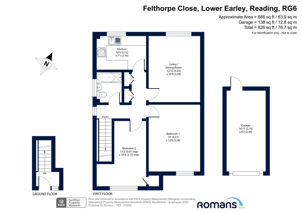 2 bed for sale in Felthorpe Close, Lower Earley, Reading RG6 Zoopla
