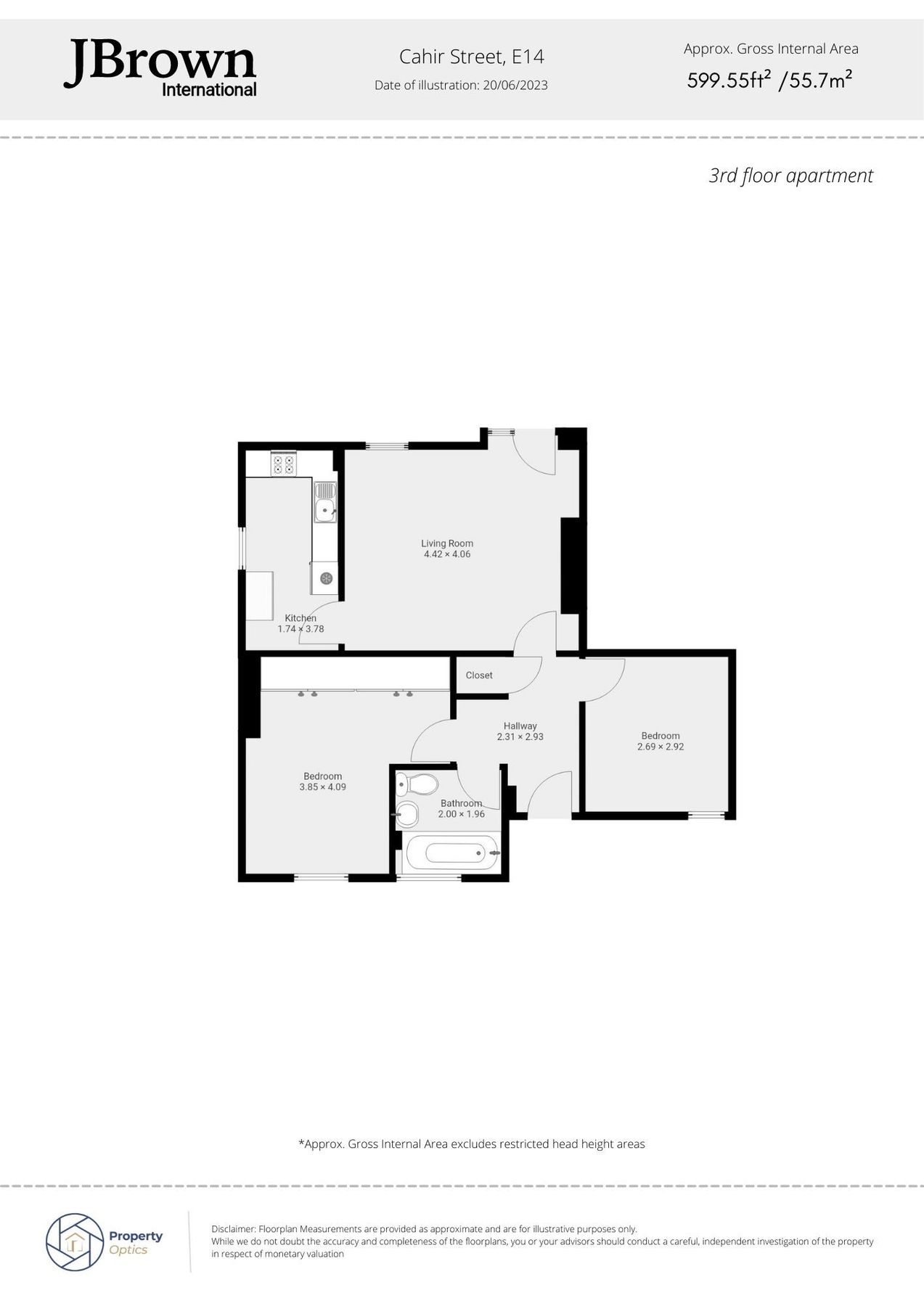 2 bed flat for sale in Rodney House, Cahir Street, London E14 Zoopla