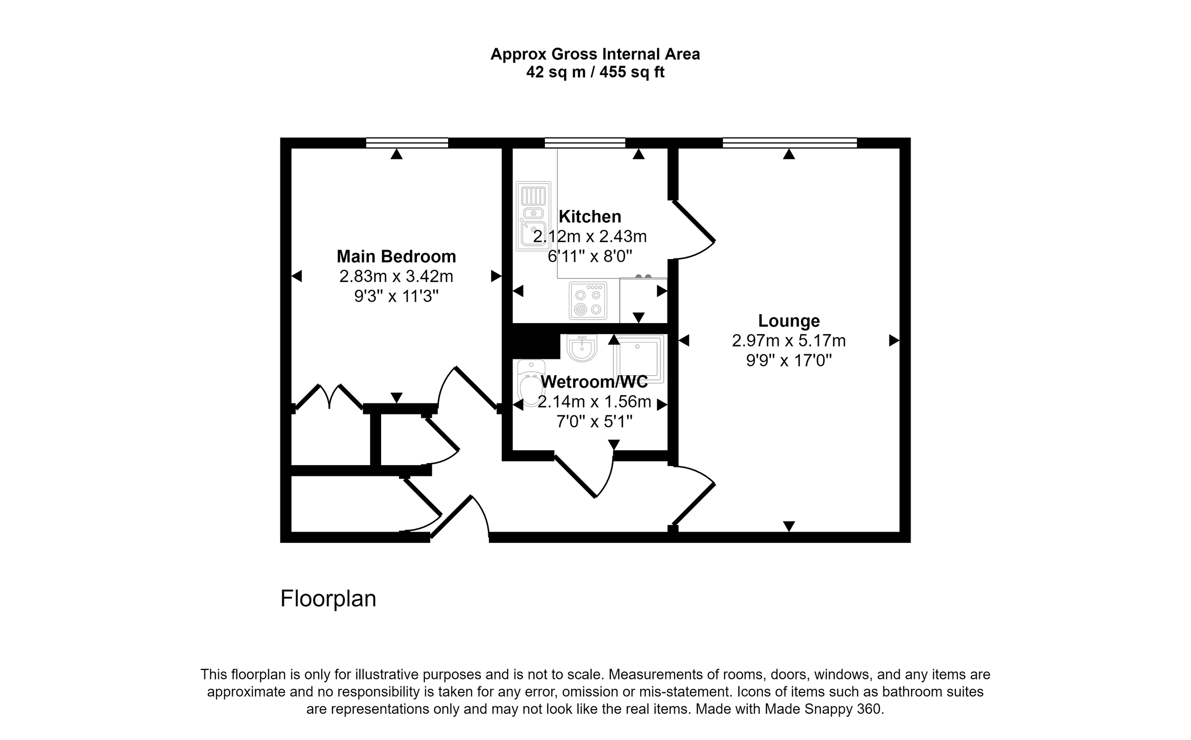 1 bed flat to rent in Grasmere Avenue, Walker, Newcastle Upon Tyne NE6 Zoopla
