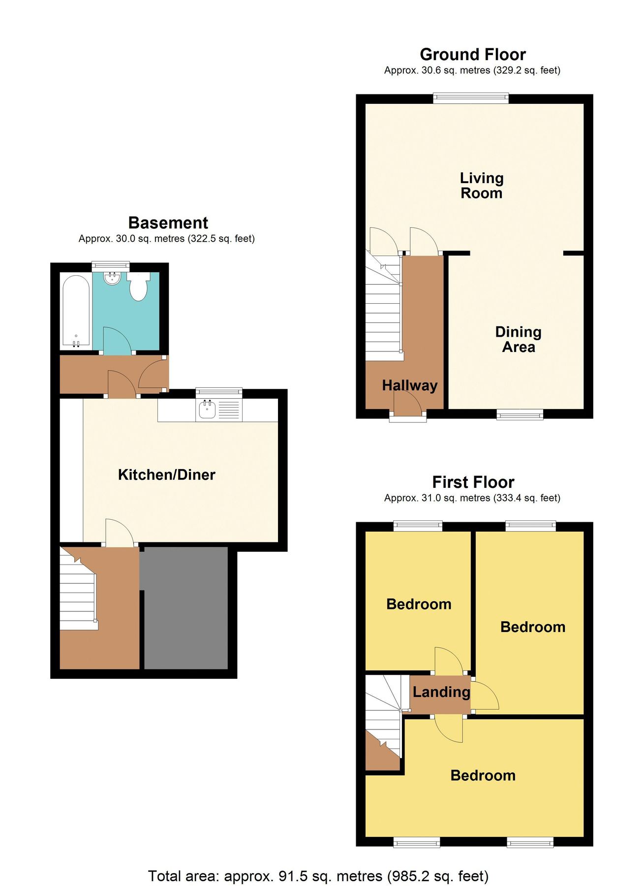 3 bed terraced house for sale in Derlwyn Street, Phillipstown, New