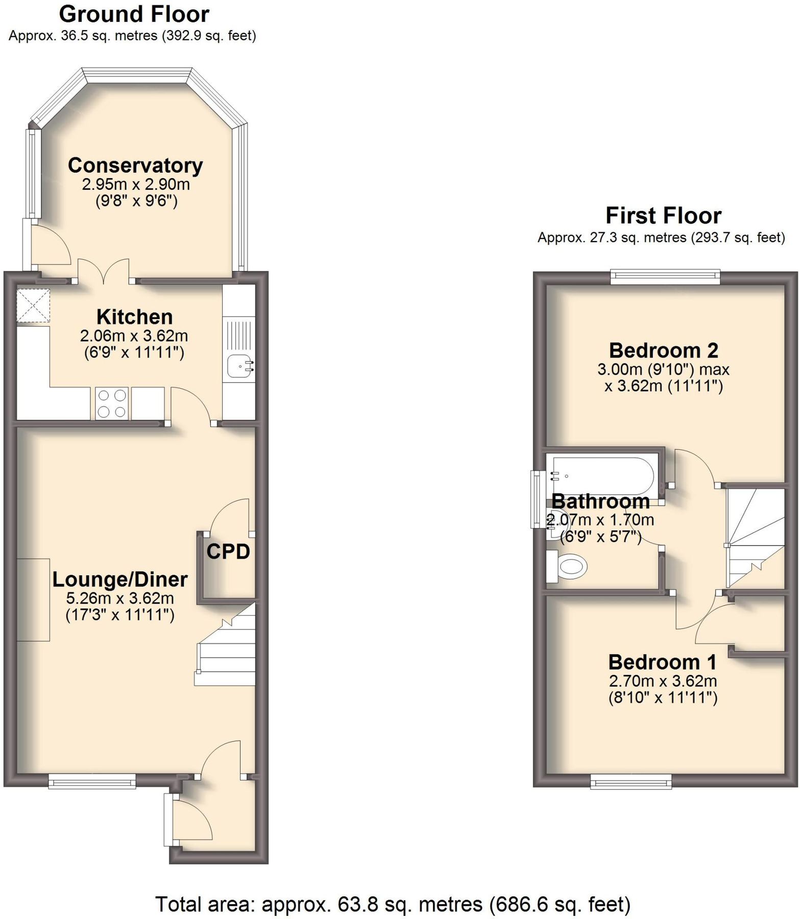 2 bed semidetached house for sale in Mather Court, Sheffield
