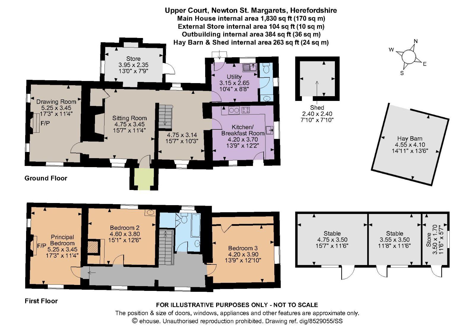 3 bed detached house for sale in Newton St. Margarets, Hereford