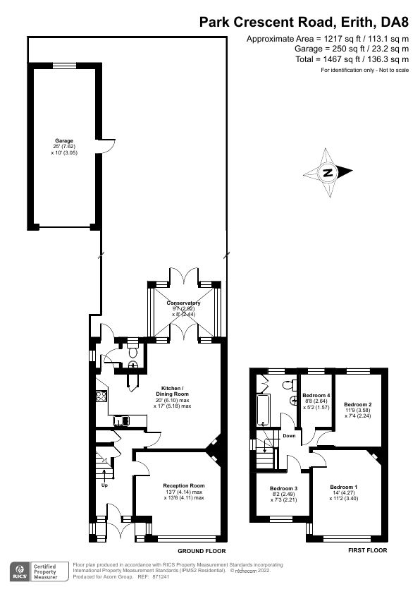 4 bed semidetached house for sale in Park Crescent Road, Erith DA8 Zoopla