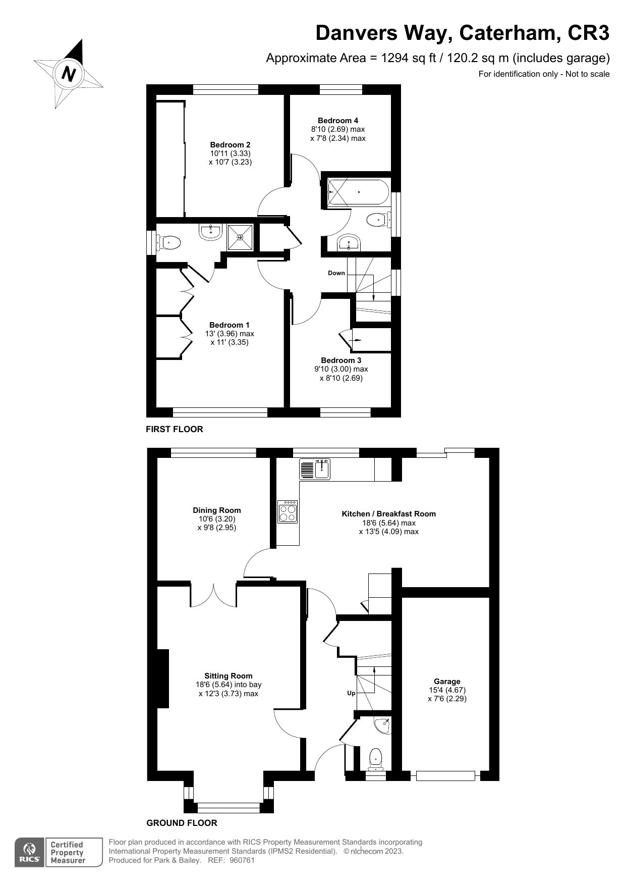 4 bed detached house for sale in Danvers Way, Caterham, Surrey CR3 Zoopla