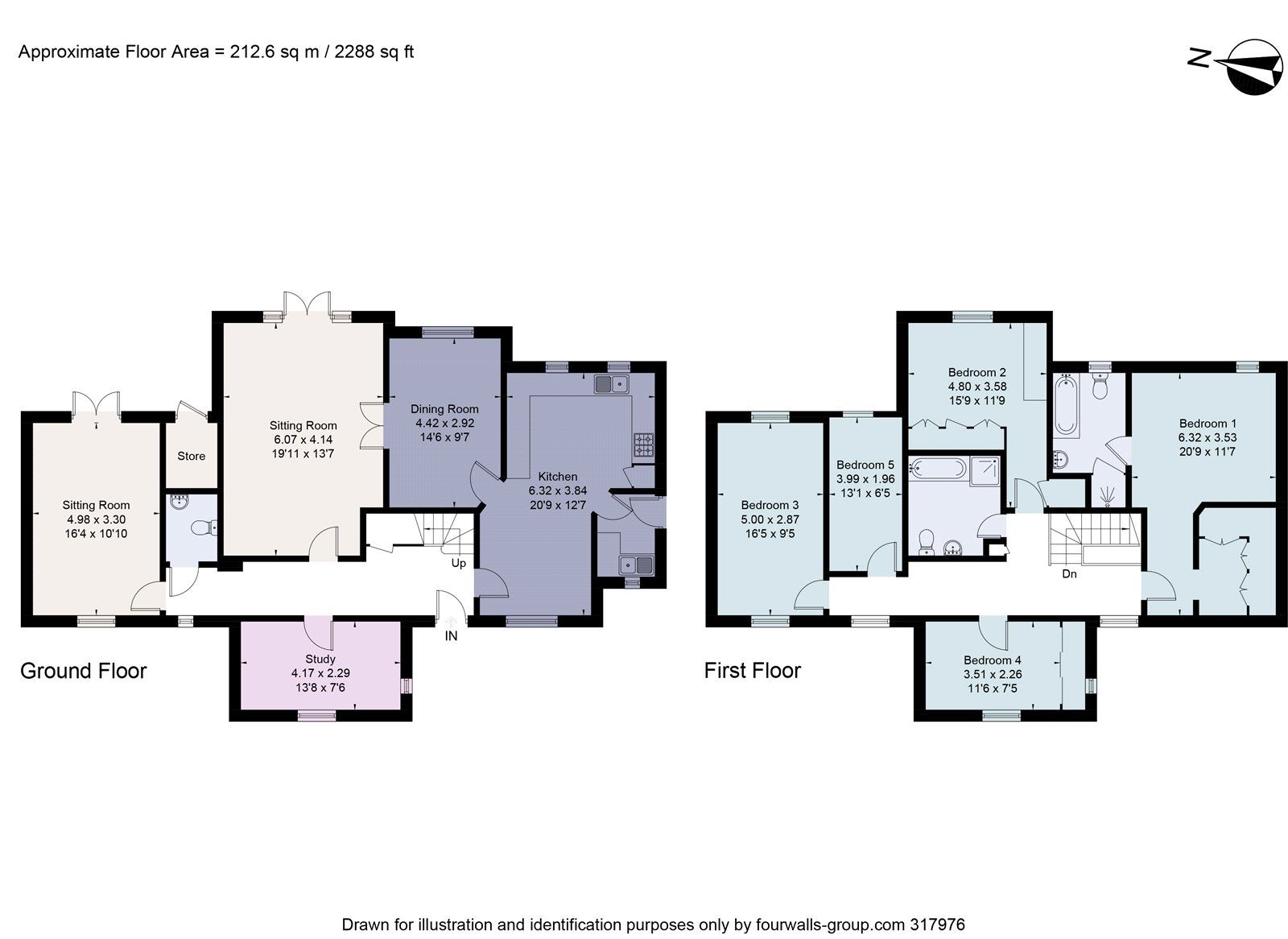 5 bed detached house for sale in Middle Farm Close, Chieveley, Newbury