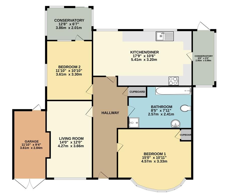 2 bed detached bungalow for sale in Collinswood Drive, St. LeonardsOn
