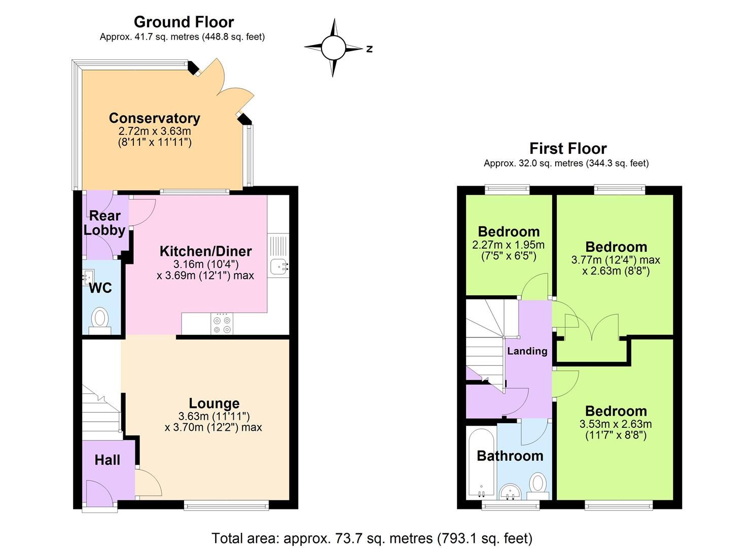 3 bed semidetached house for sale in Bluebell Close, Donisthorpe
