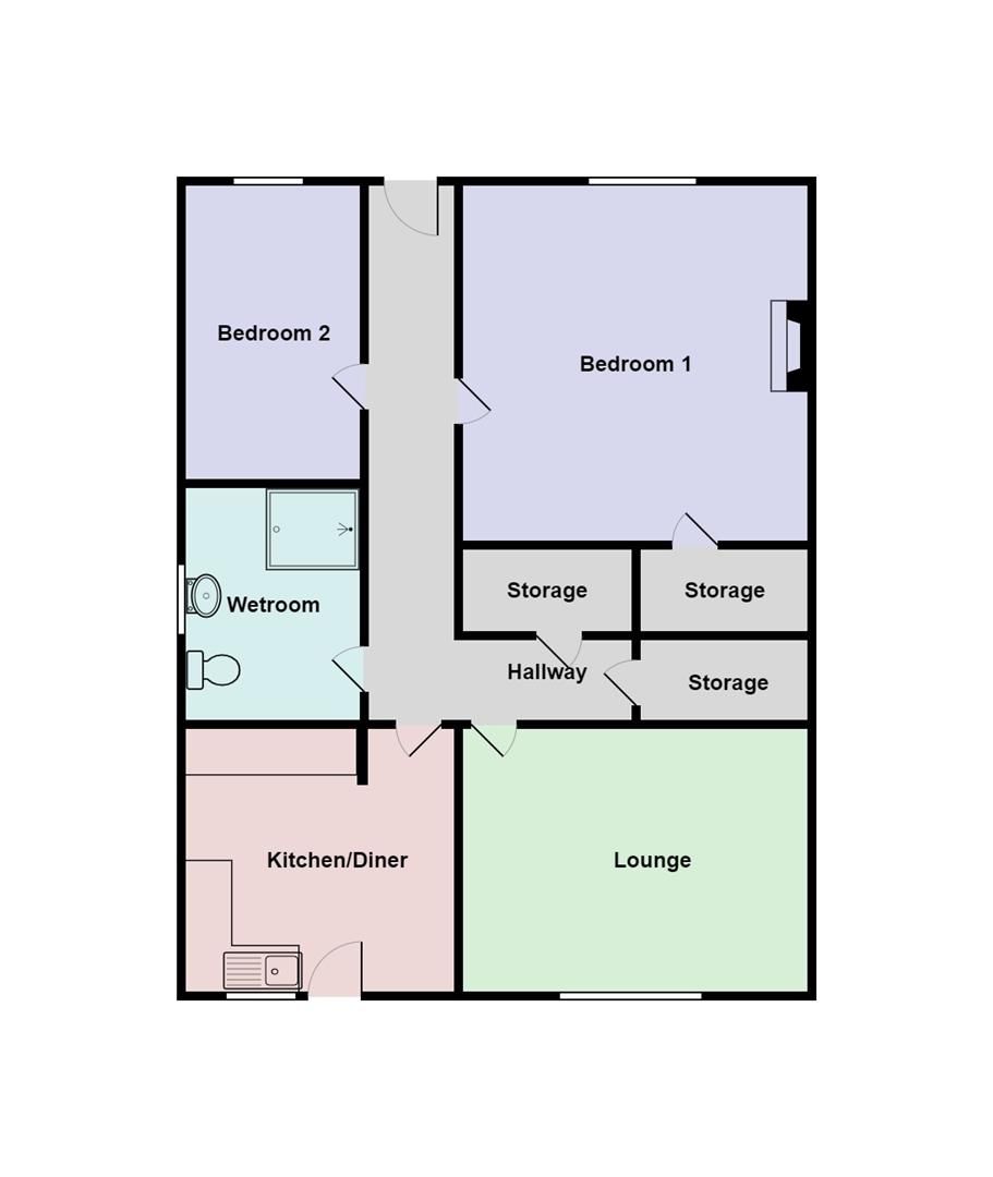2 bed semidetached bungalow for sale in Trilwm, Trimsaran, Kidwelly
