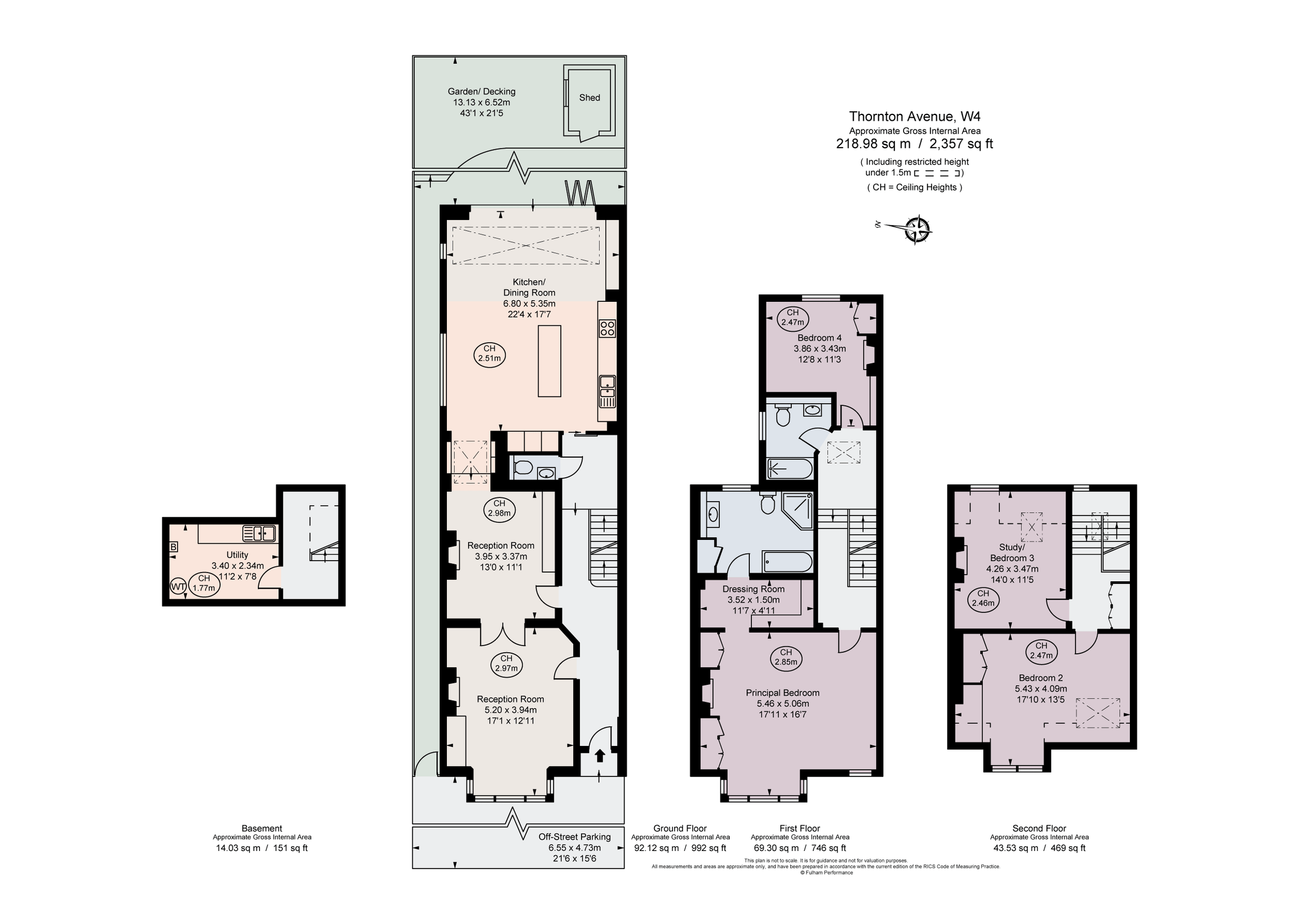 5 bed semidetached house for sale in Thornton Avenue, Chiswick, London