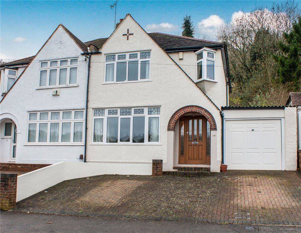 3 bed semidetached house for sale in Valley Road, Kenley, Surrey CR8