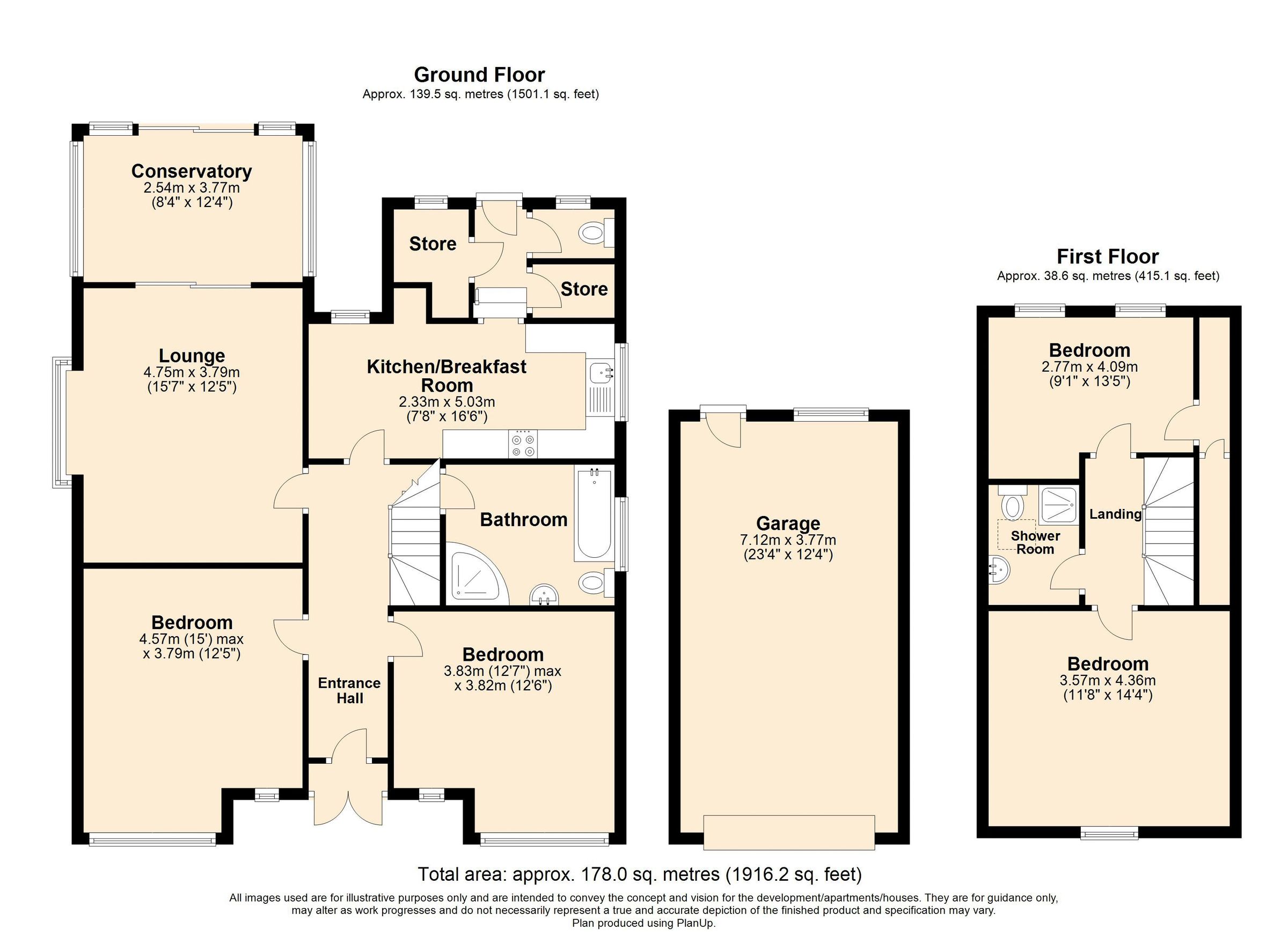 4 bed detached bungalow for sale in Crescent Road, Wellington, Telford