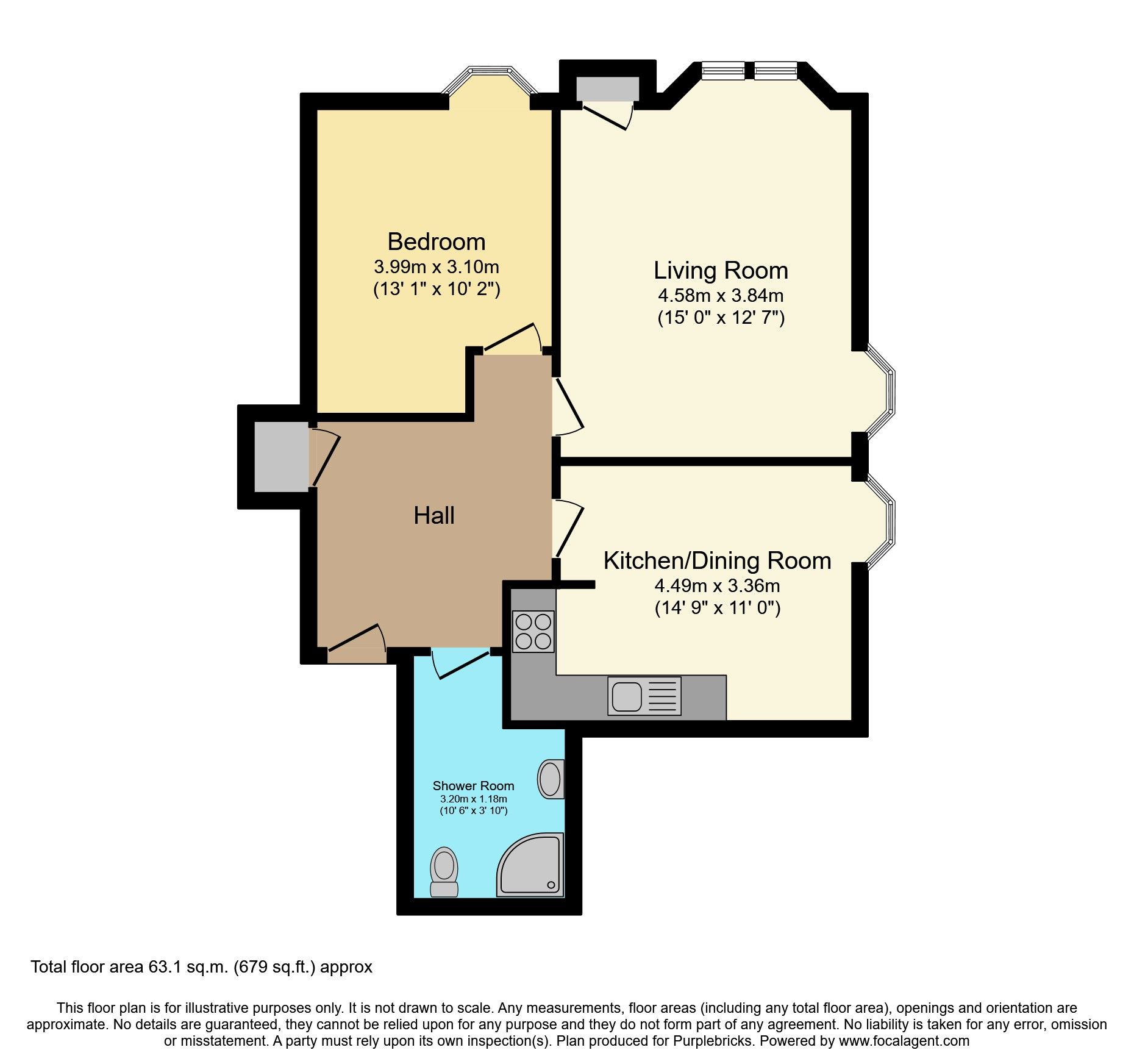 1 bed flat for sale in 158 Allison Street, Glasgow G42 Zoopla