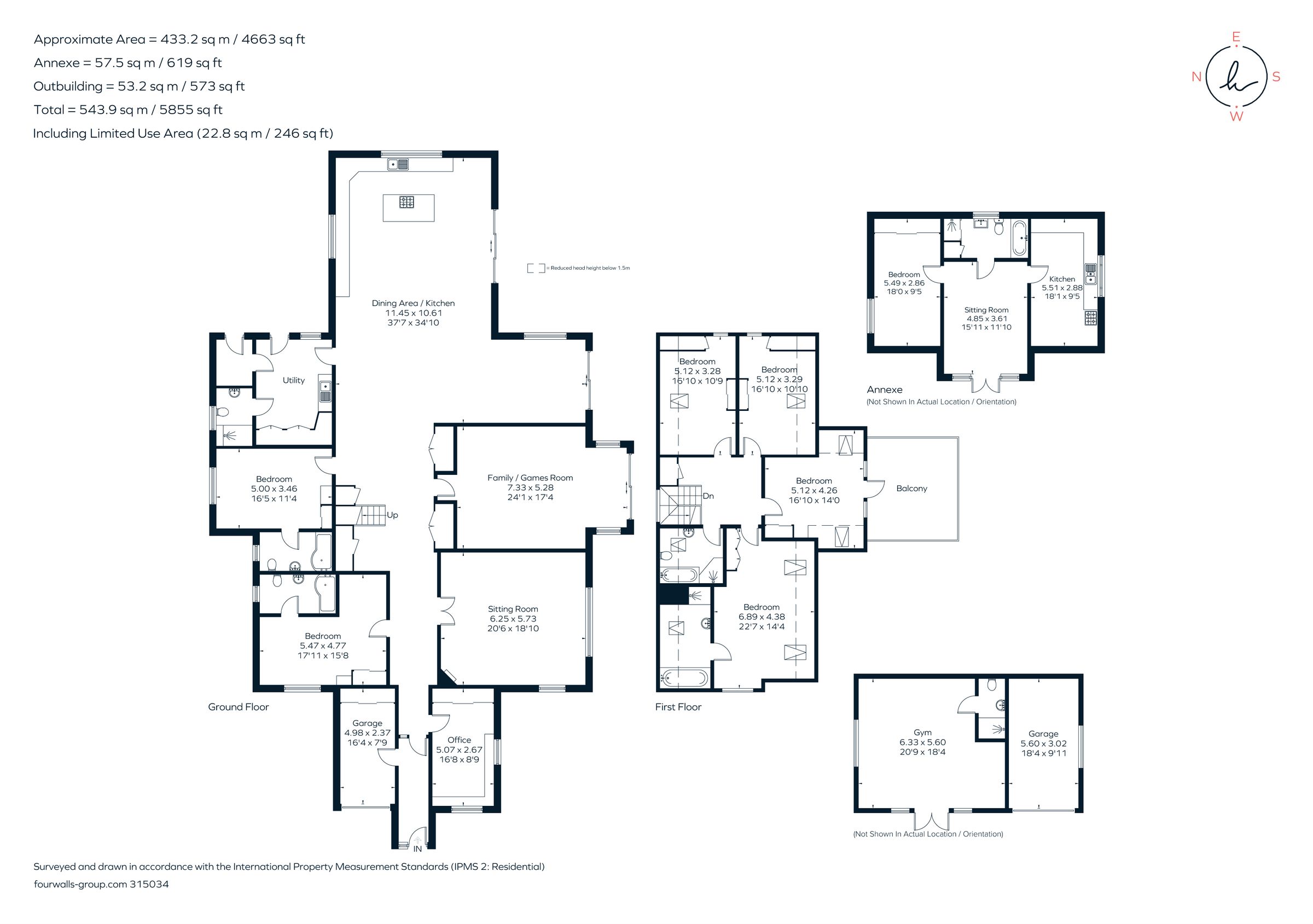 6 bed detached house for sale in Wheelers Lane, Brockham, Betchworth