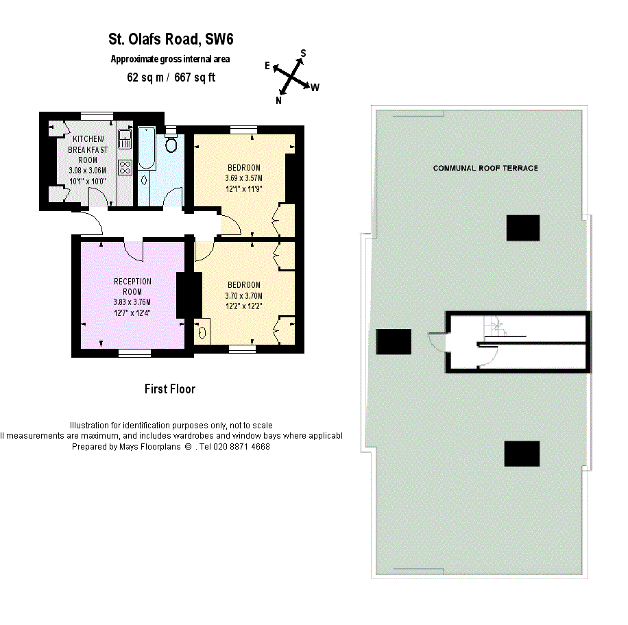 2 bed flat to rent in St Olafs Road, Fulham, London SW6 Zoopla