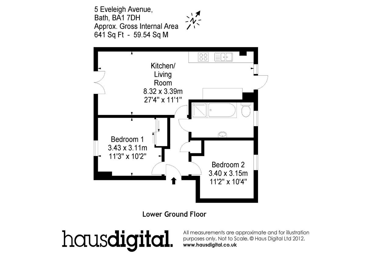 2 bed flat to rent in Eveleigh Avenue, Bath BA1 Zoopla