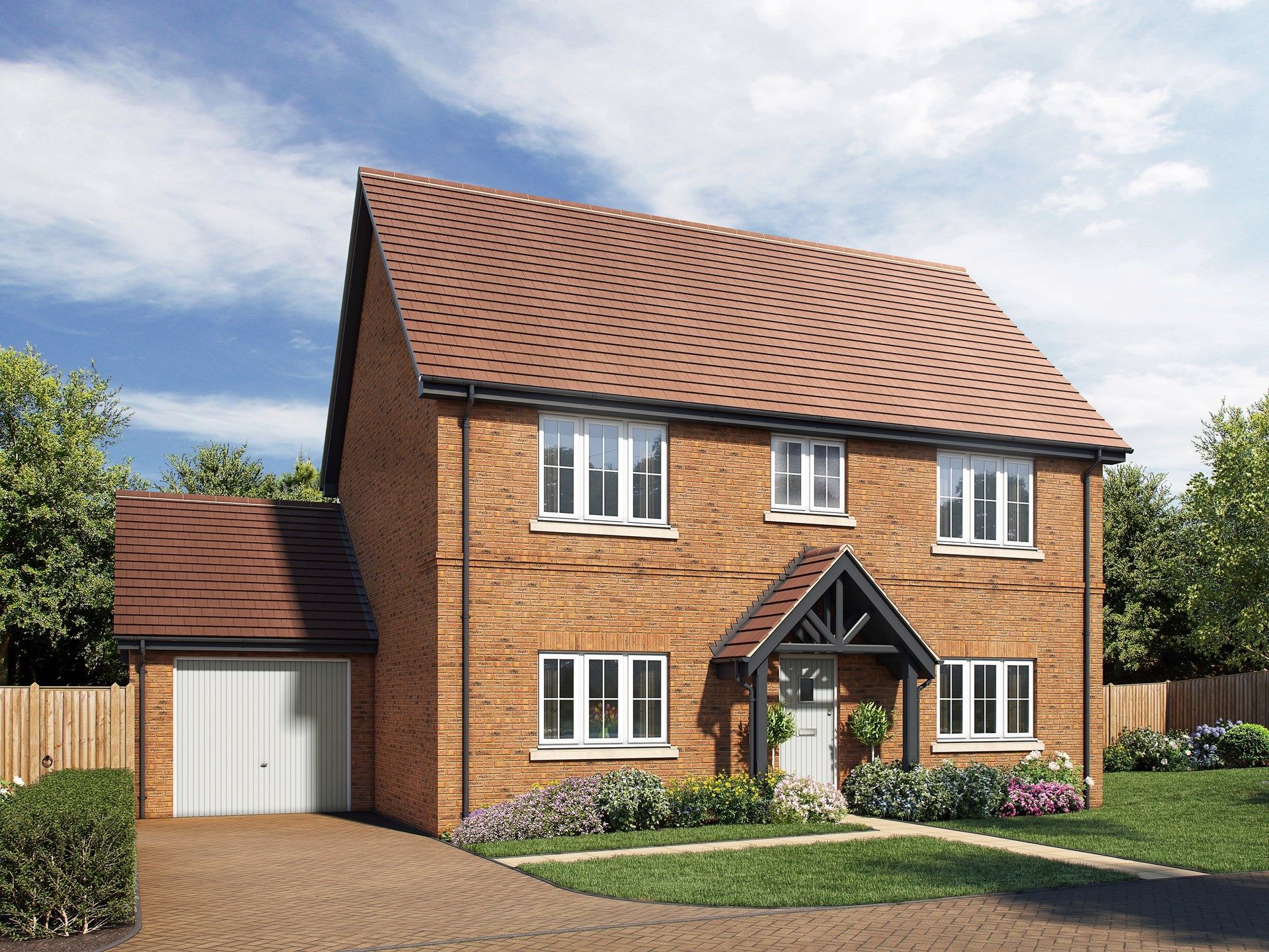 New home, 4 bed detached house for sale in "Lenham" at Chapel Lane
