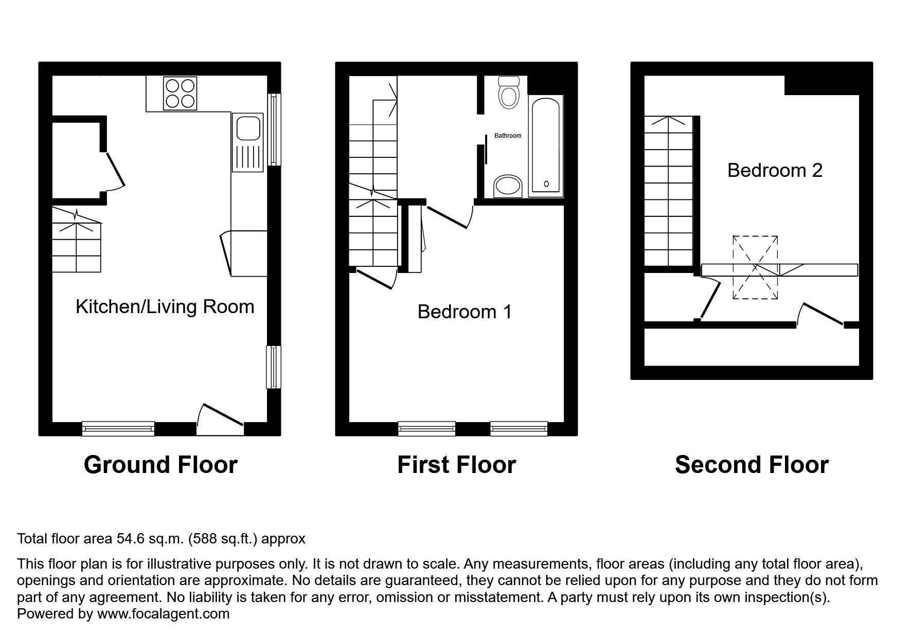 2 bed mews house for sale in St Clements Close, Northfleet, Gravesend