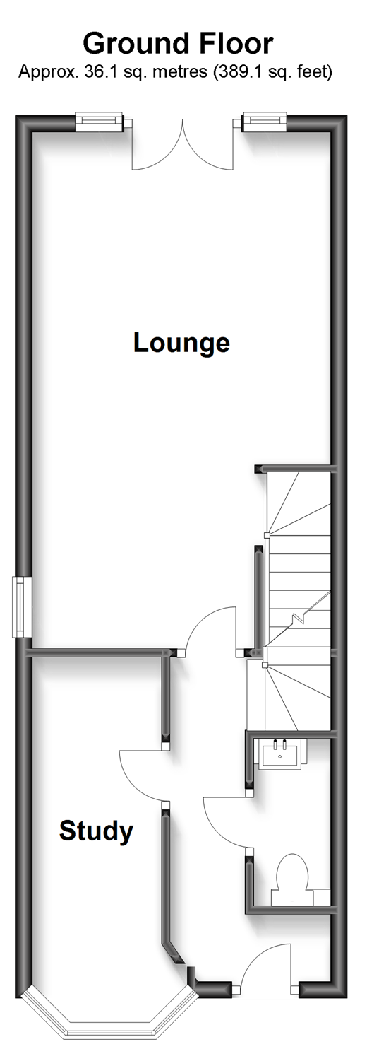 New home, 4 bed terraced house for sale in Victoria Road, Cowes, Isle