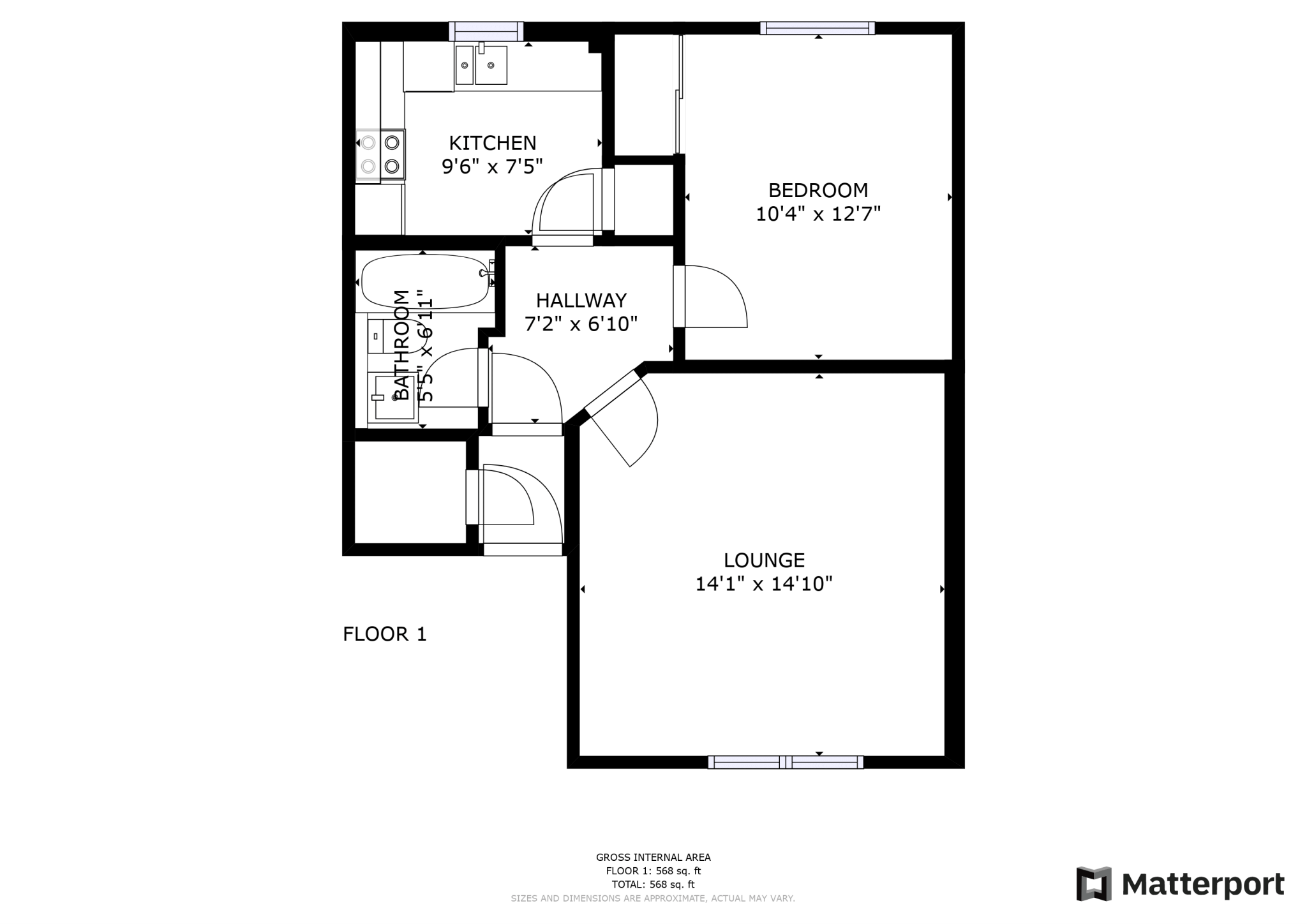 1 bed flat for sale in West Bryson Road, Polwarth, Edinburgh EH11 Zoopla