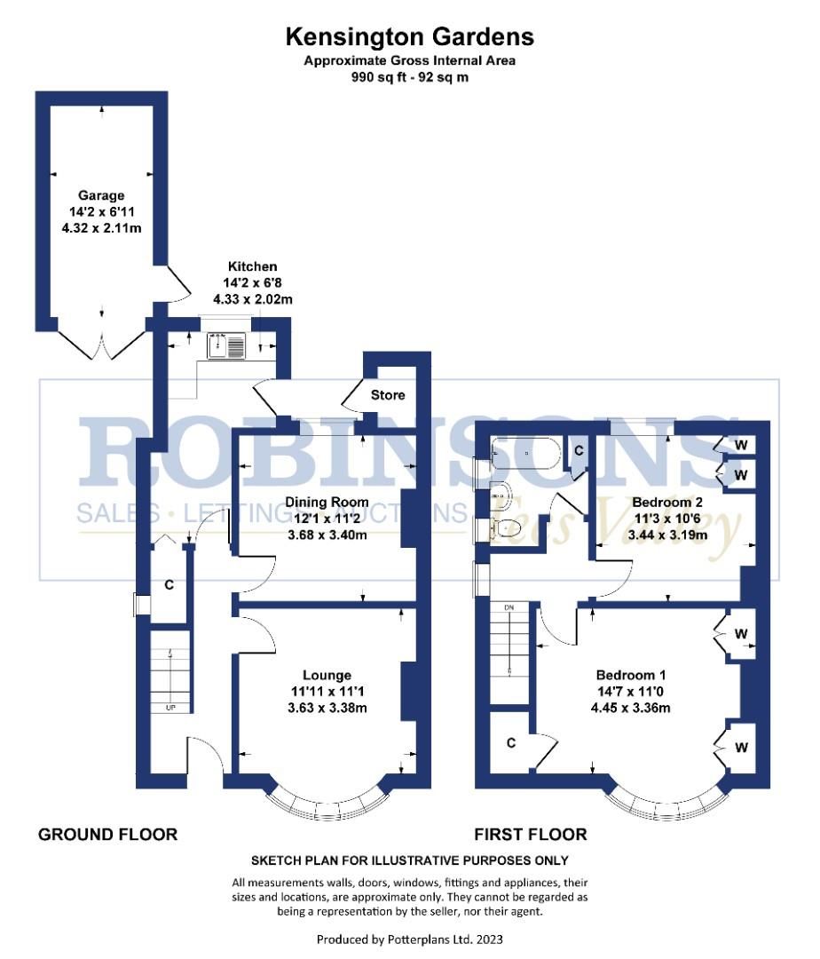 2 bed semidetached house for sale in Kensington Gardens, Darlington