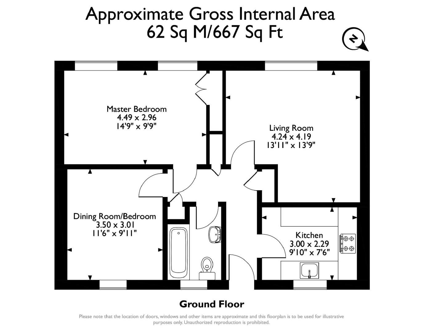 2 bed flat for sale in Crompton Court, Drybridge Street, Monmouth