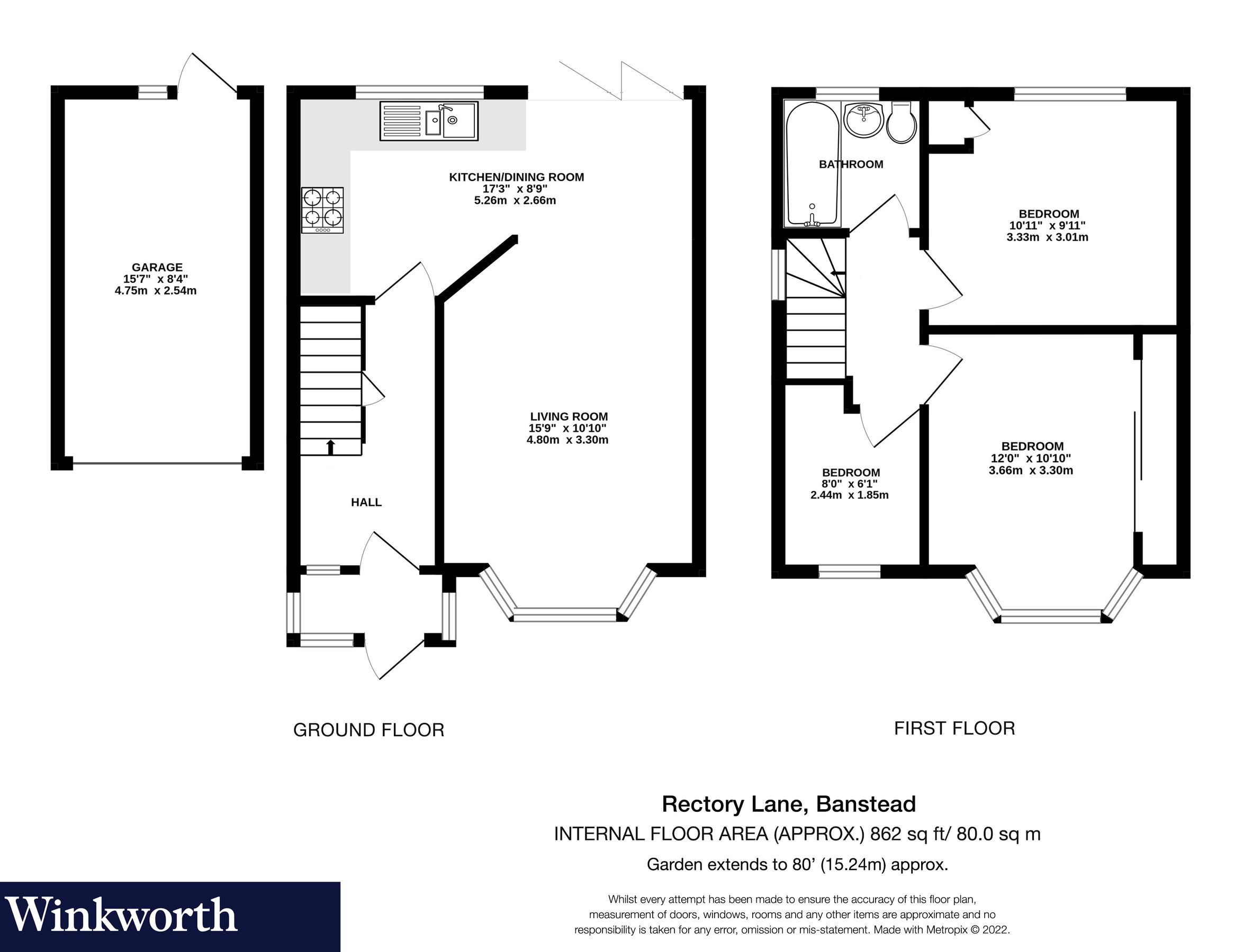 3 bed semidetached house for sale in Rectory Lane, Banstead, Surrey